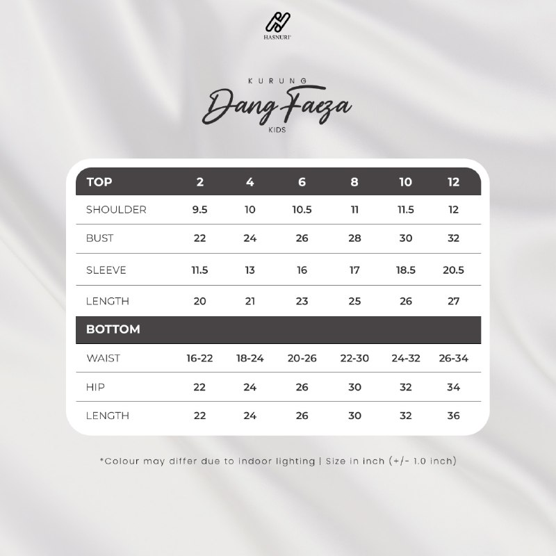 Kurung Dang Faeza Kids 2.0 - Golden Olive