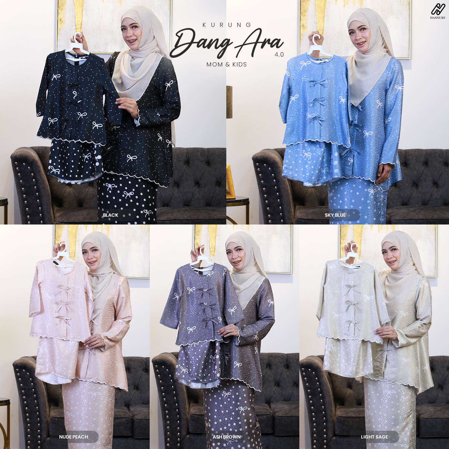 Kurung Dang Ara Kids 4.0 - Nude Peach