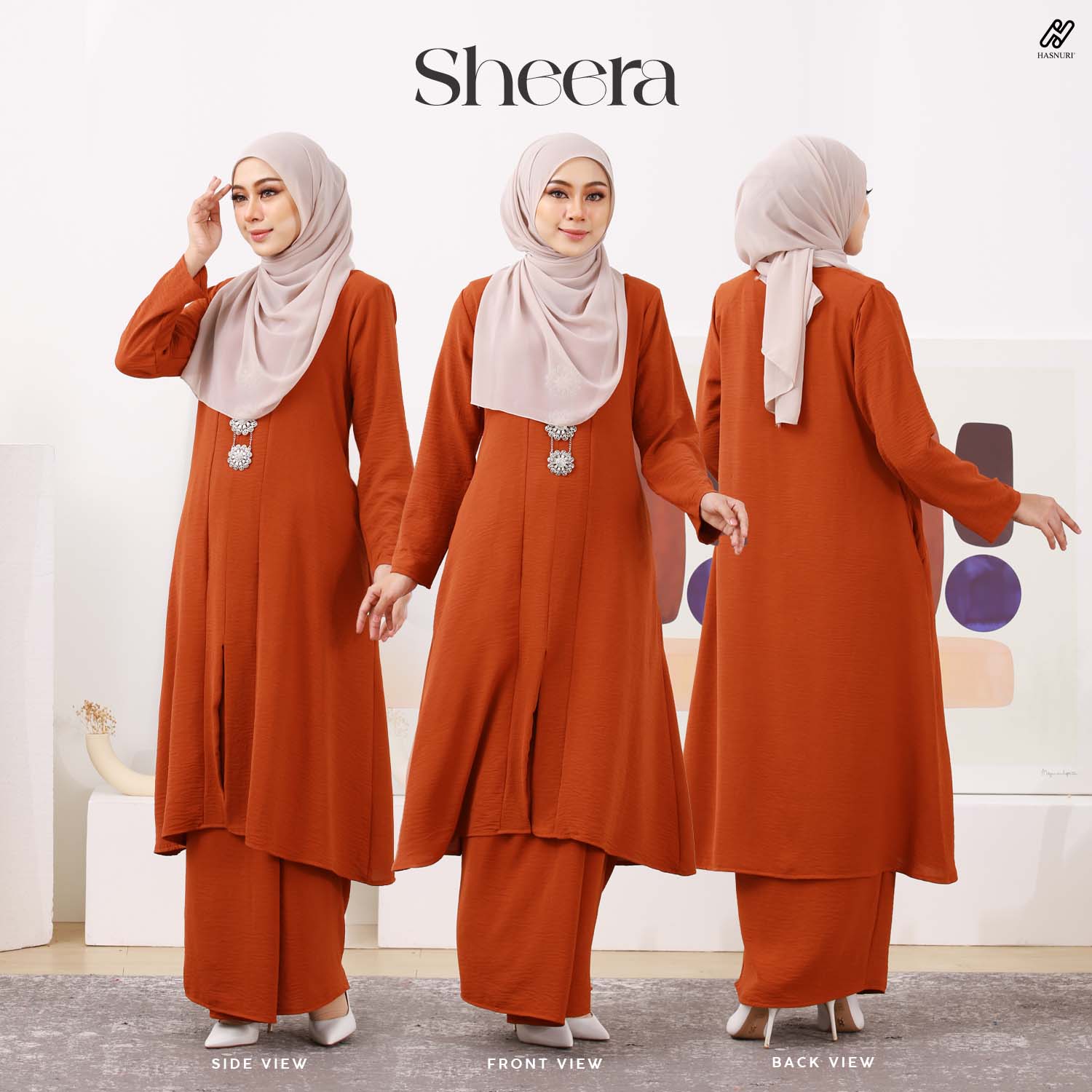 Kebarung Sheera - Lemon Green