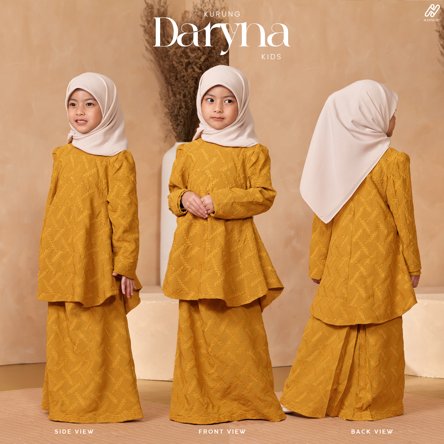 Kurung Daryna Kids - Off White