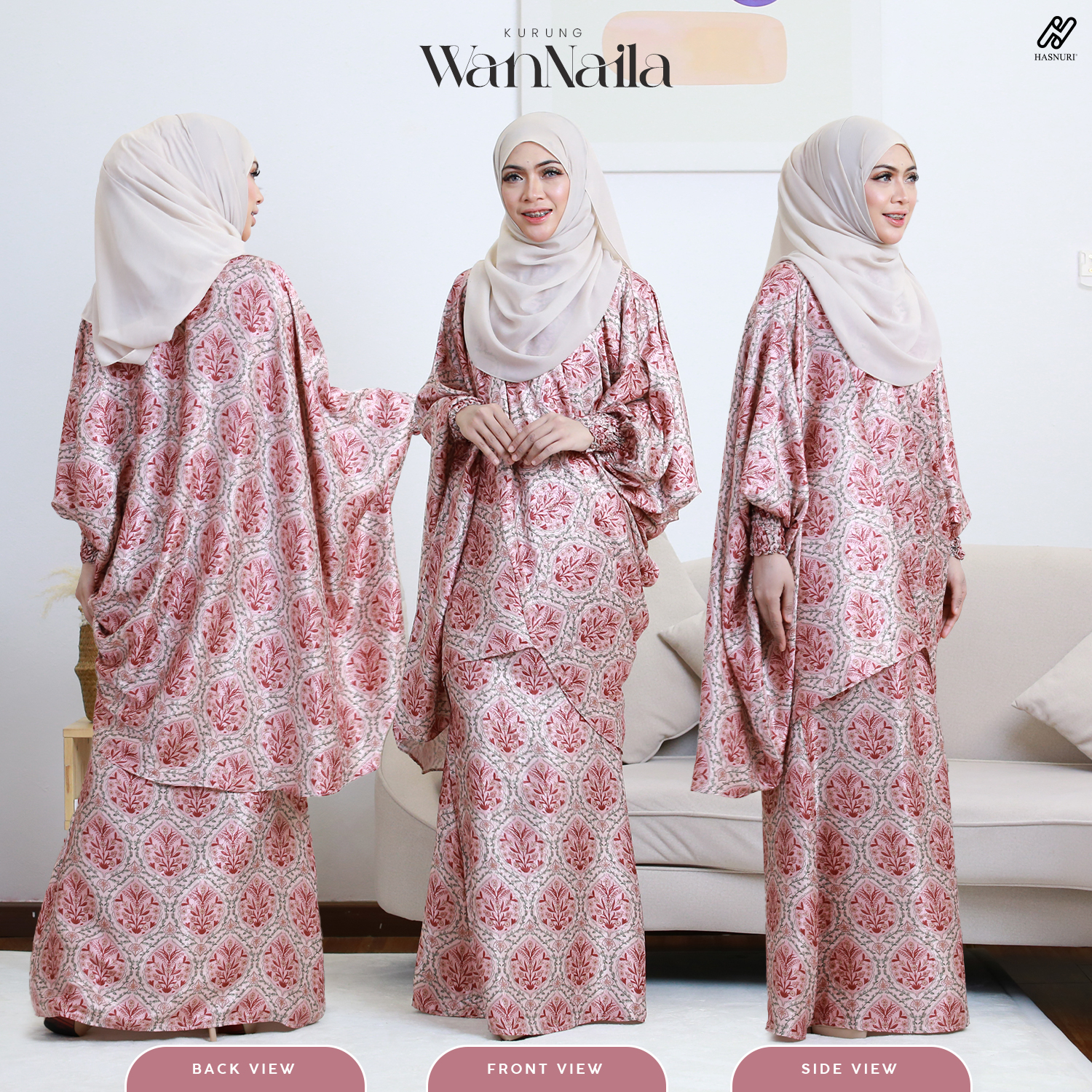 Kurung Wan Naila - Purple