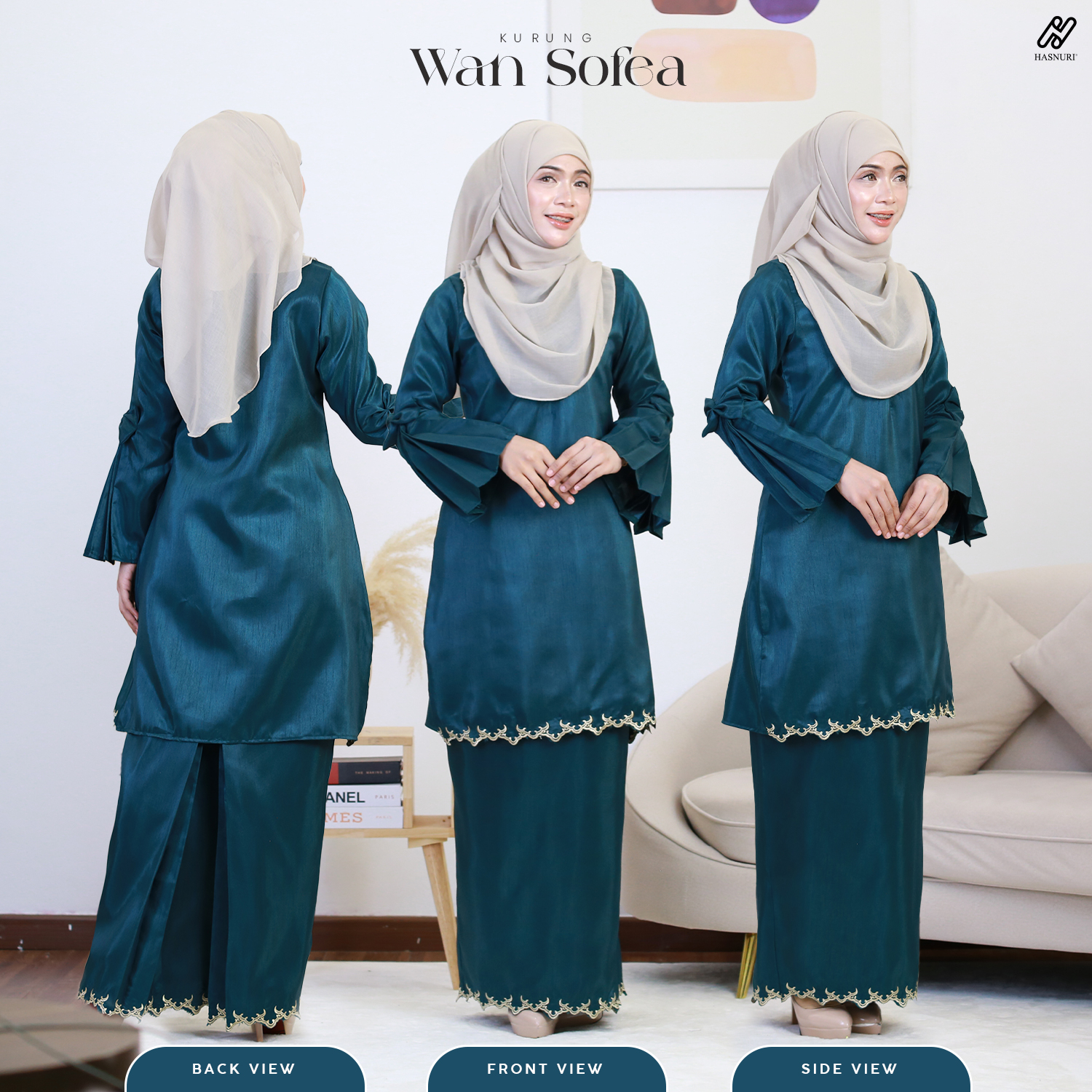Kurung Wan Sofea - Grey