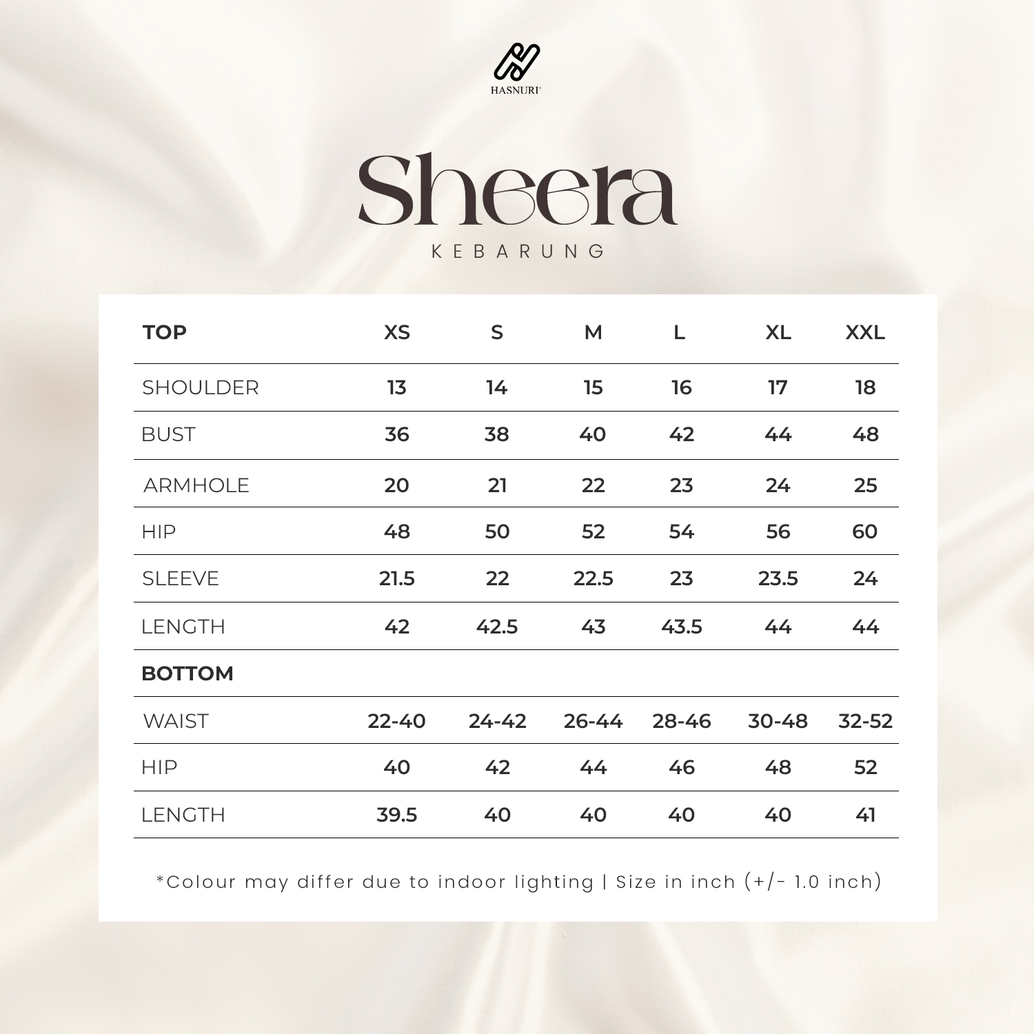 Kebarung Sheera - Lemon Green