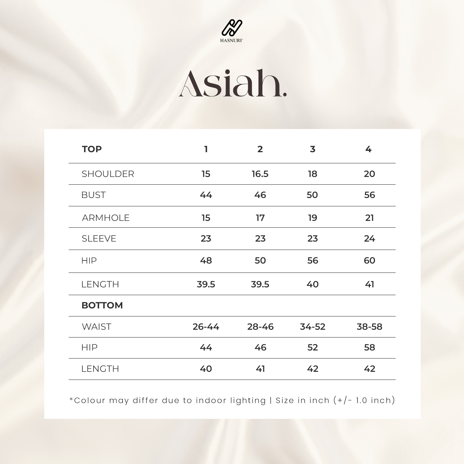 Kurung Asiah - Brown