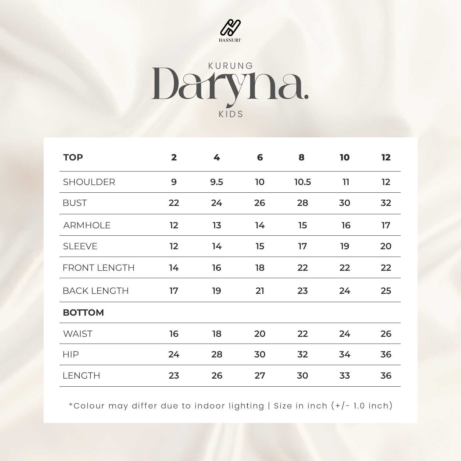 Kurung Daryna Kids - Off White