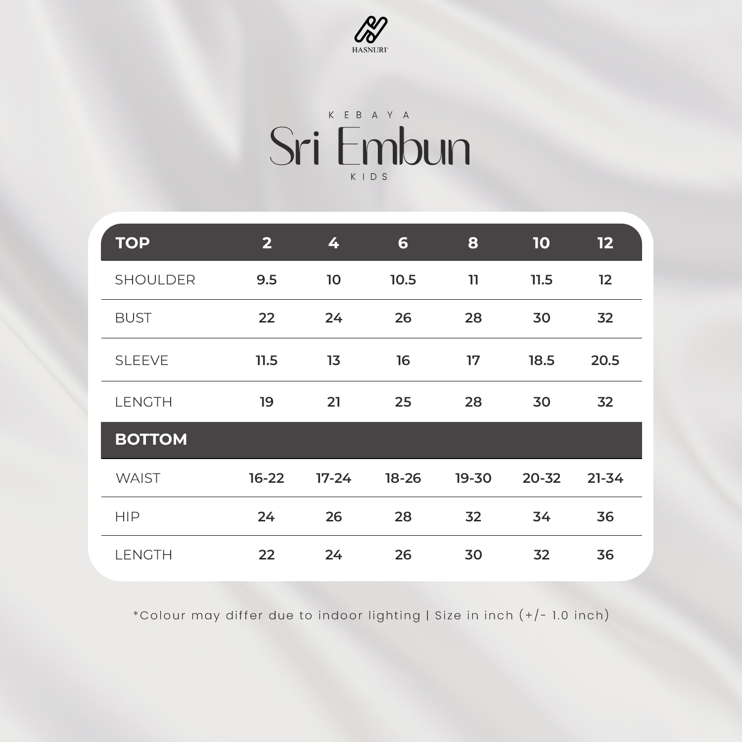 Kebaya Sri Embun Kids - Royal Purple