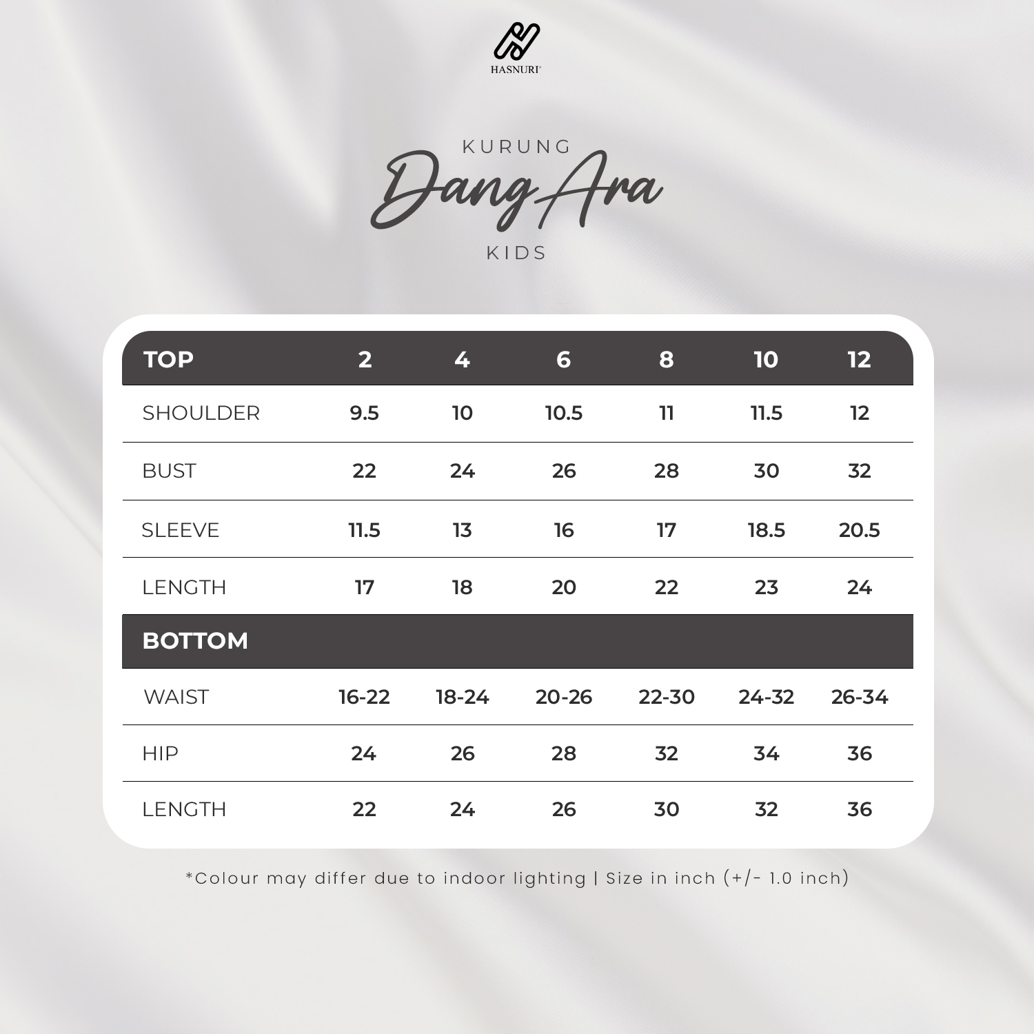 Kurung Dang Ara Kids 5.0 - Tiffany