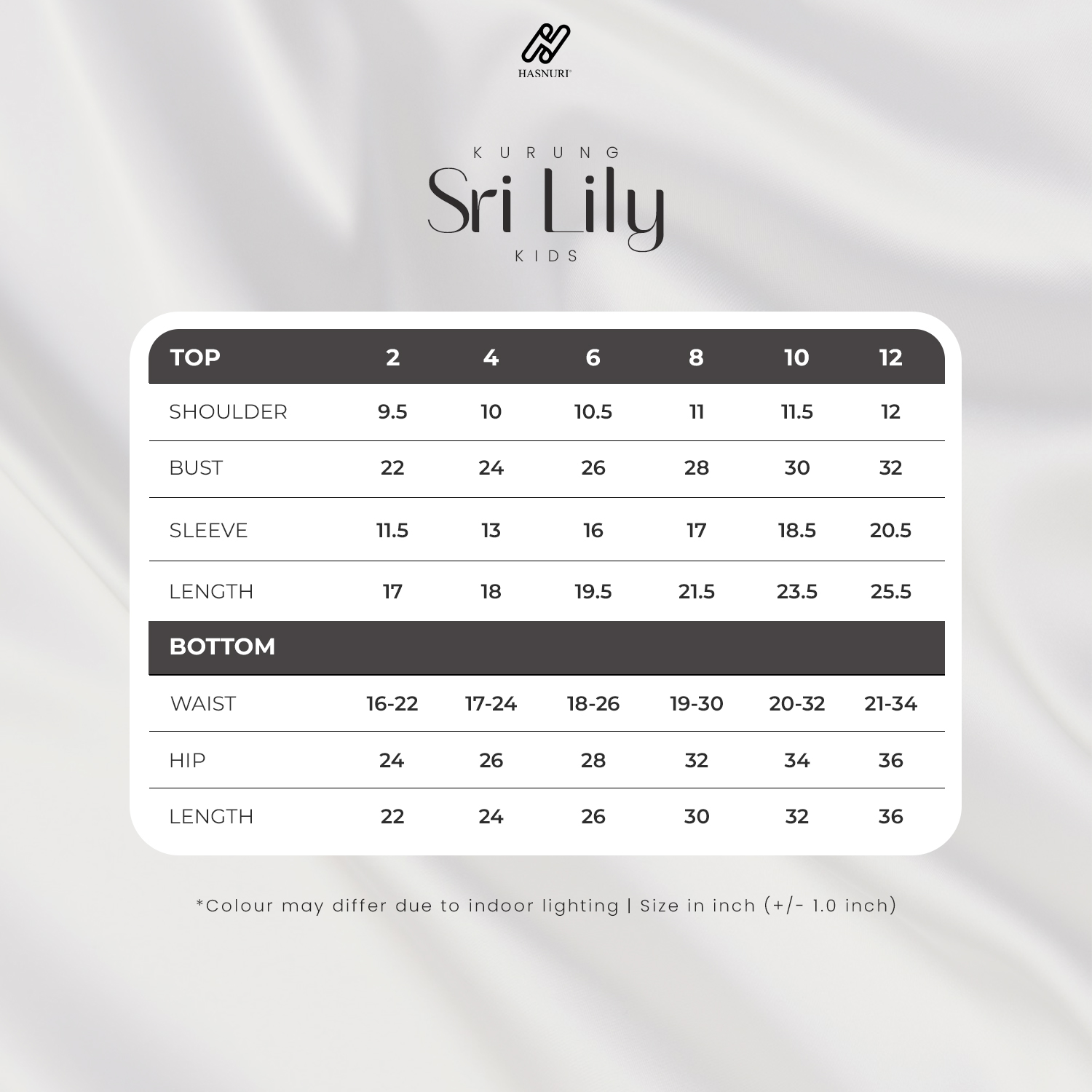 Kurung Sri Lily Kids - Teal