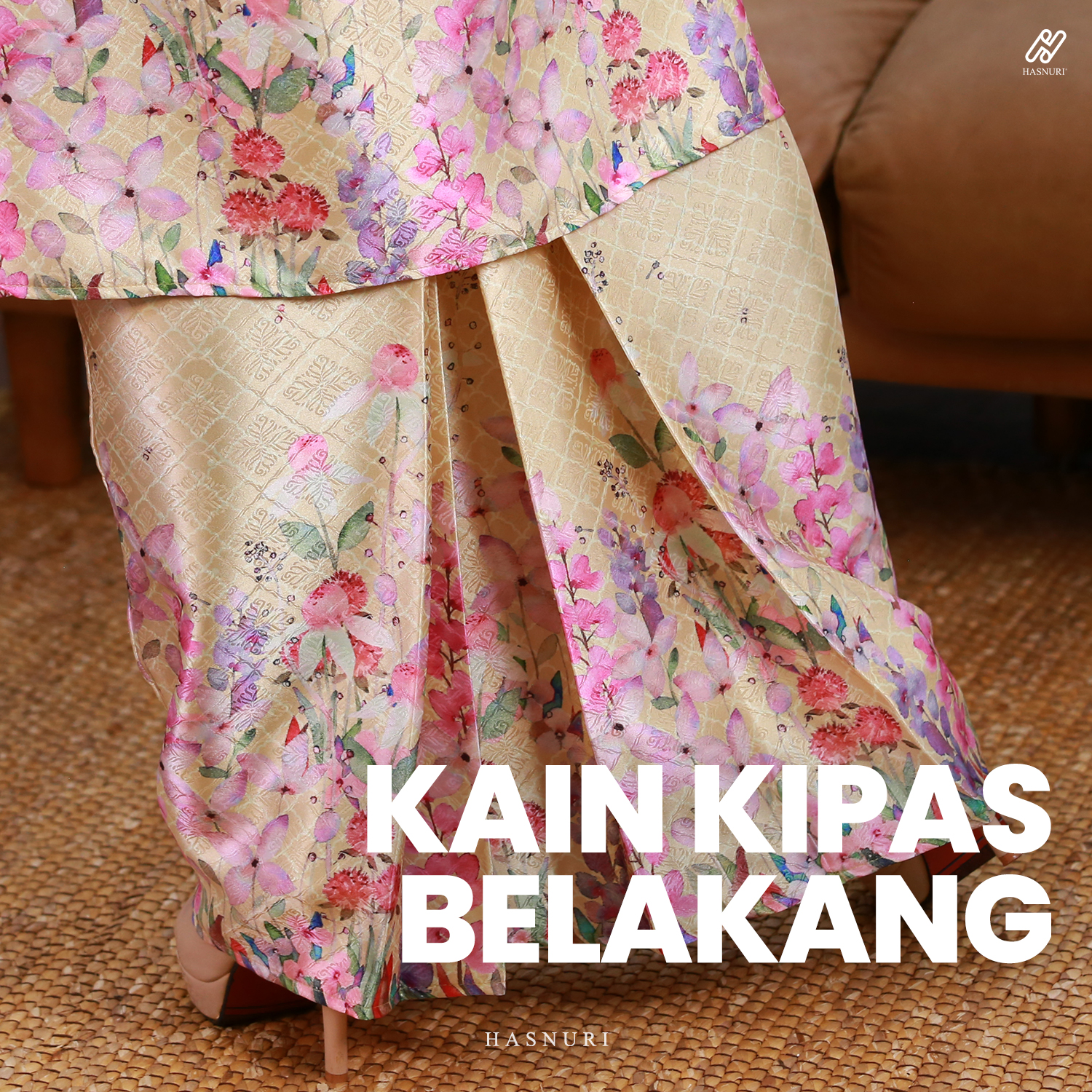 Kebaya Sri Mahsuri Kids - Soft Yellow