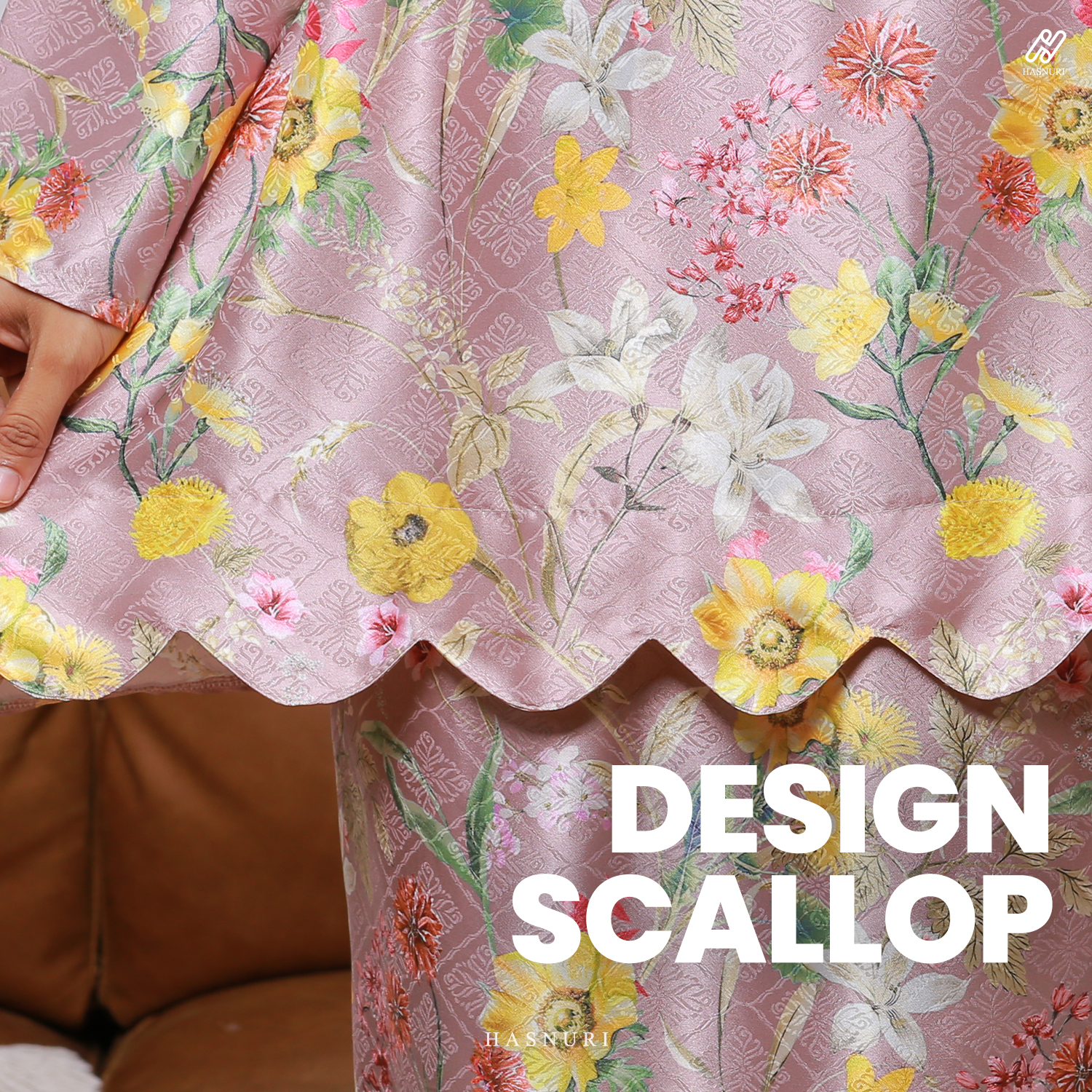 Kurung Sri Seroja Mini - Rich Brown