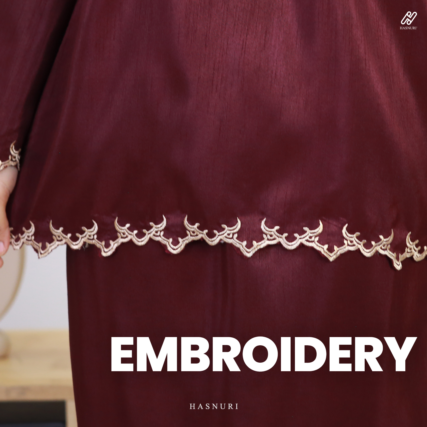 Kurung Wan Qistina Kids - Electric Blue