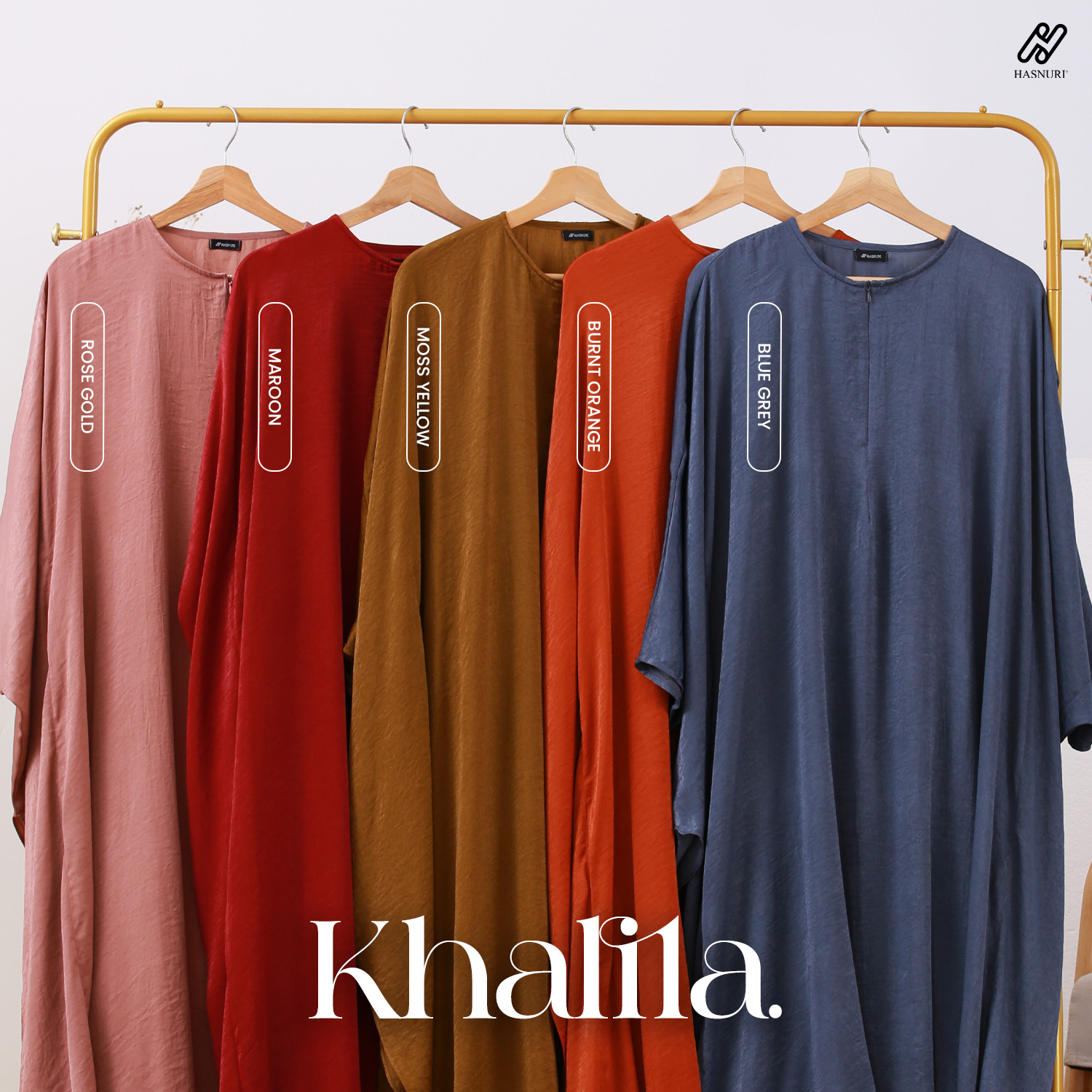 Abaya Khalila - Burnt Orange