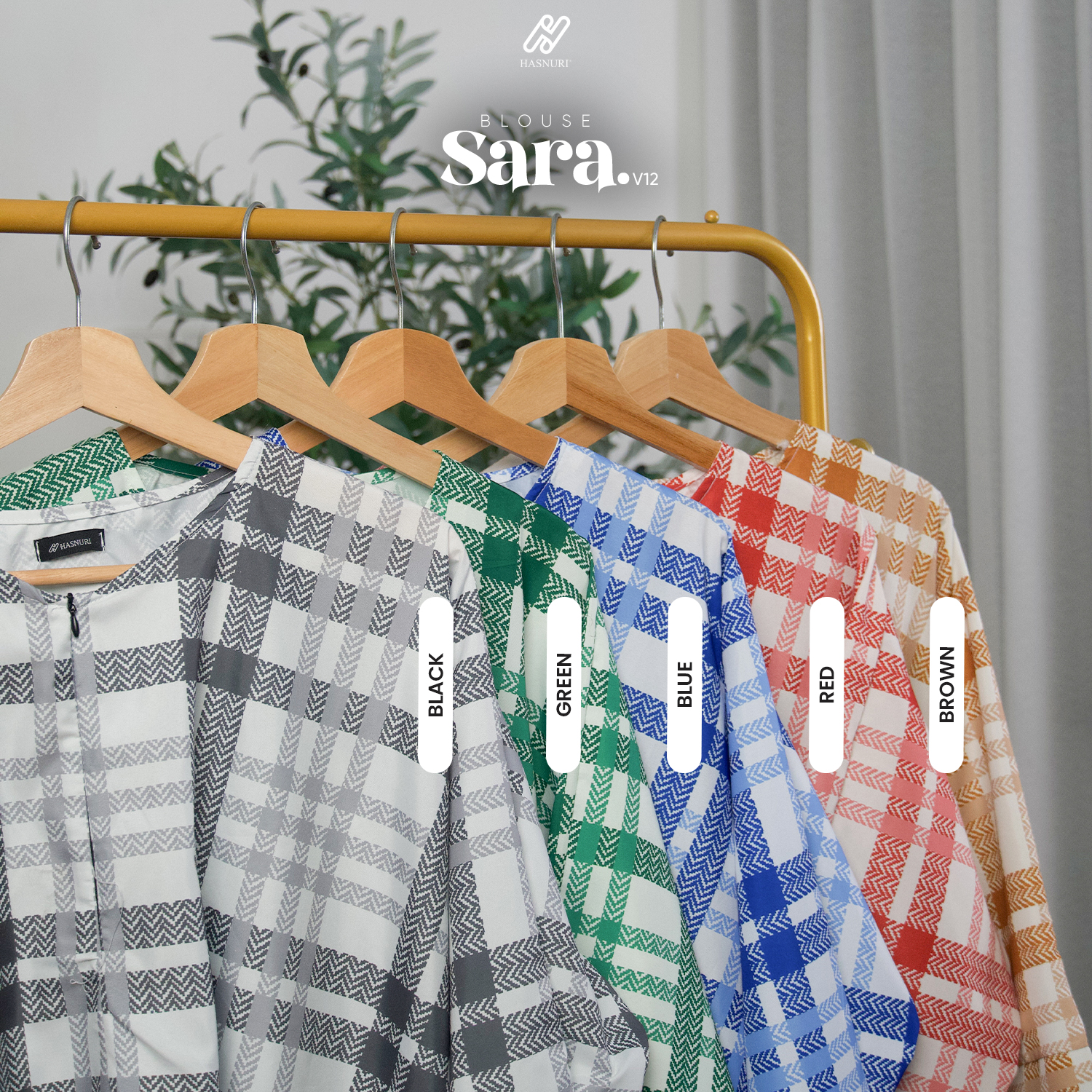 Blouse Sara V12 - Green