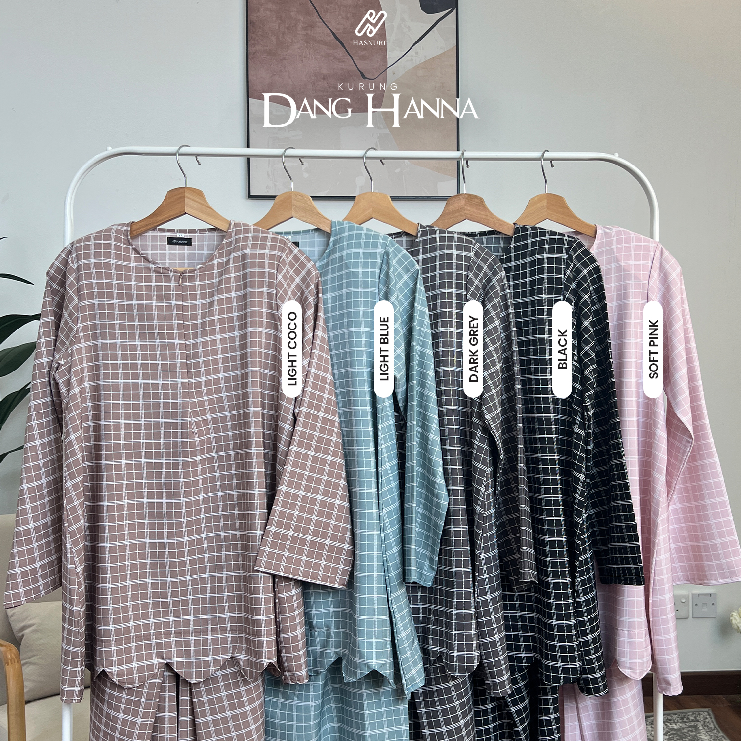 Kurung Dang Hanna Kids - Dark Grey