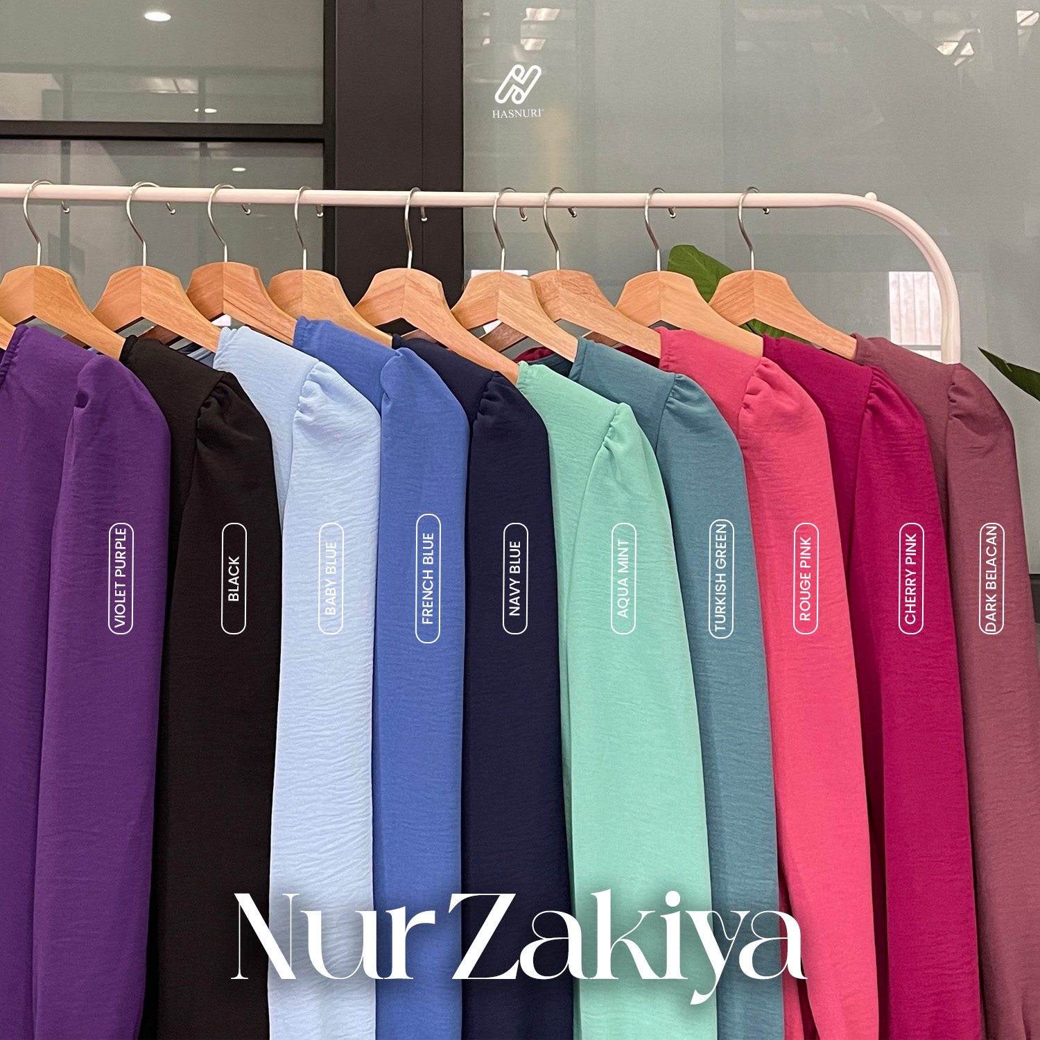 Suit Nur Zakiya - Rouge Pink