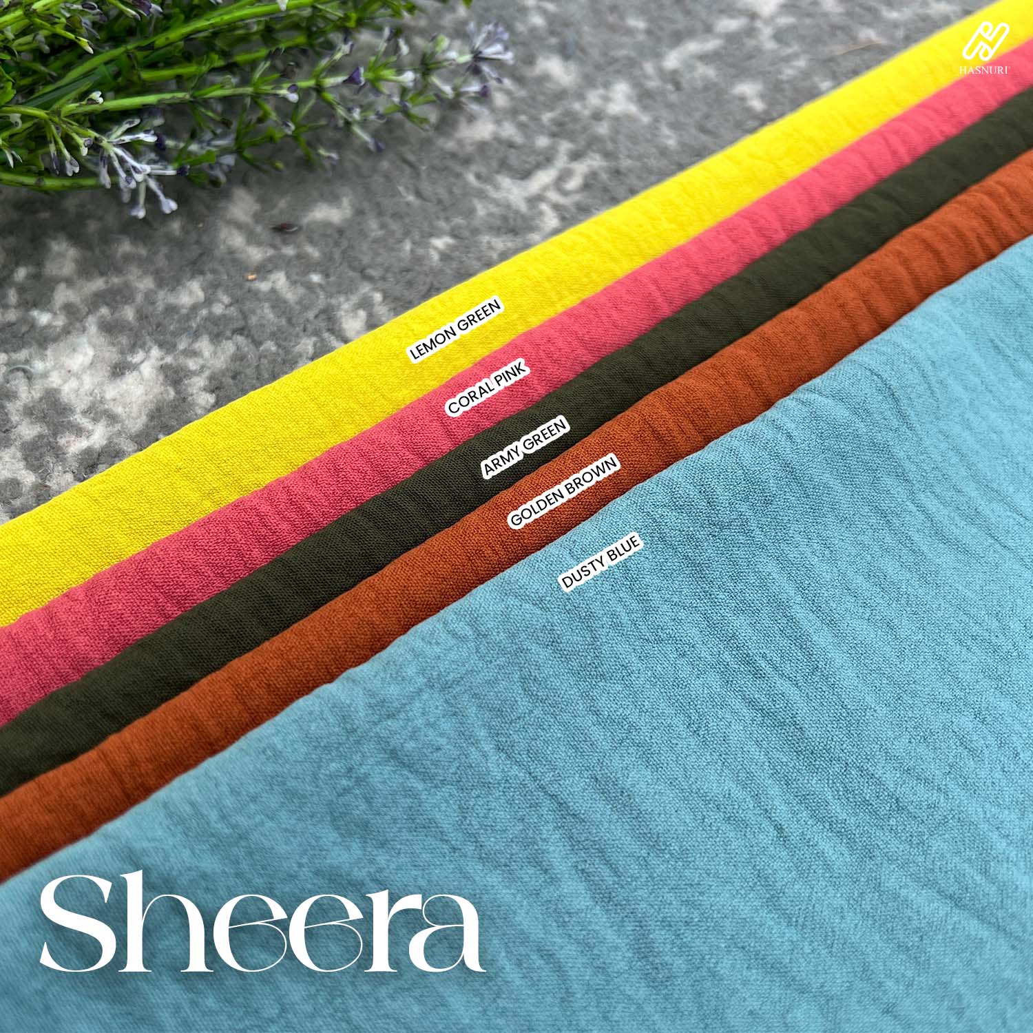 Kebarung Sheera - Lemon Green