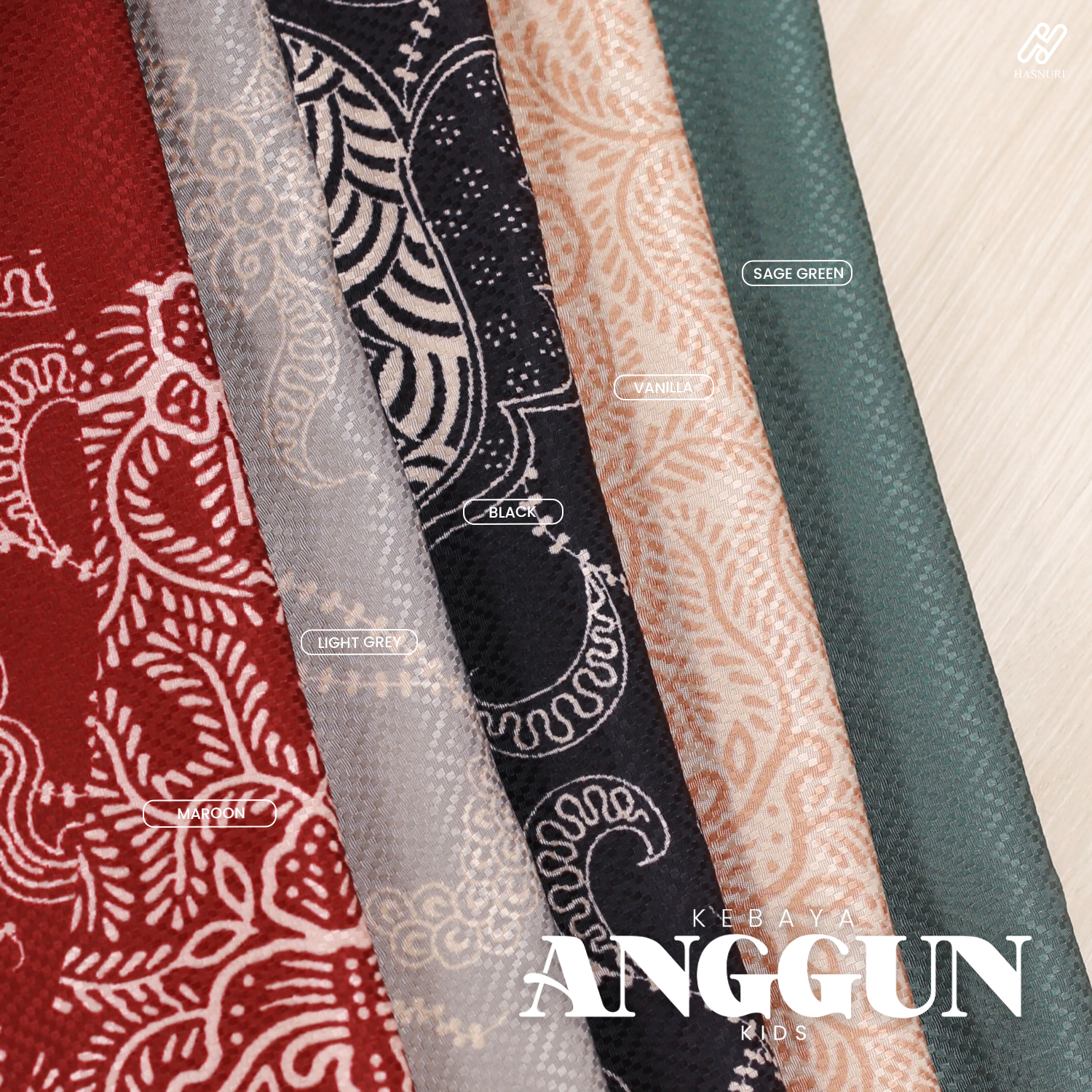 Kebaya Anggun Kids - Vanilla