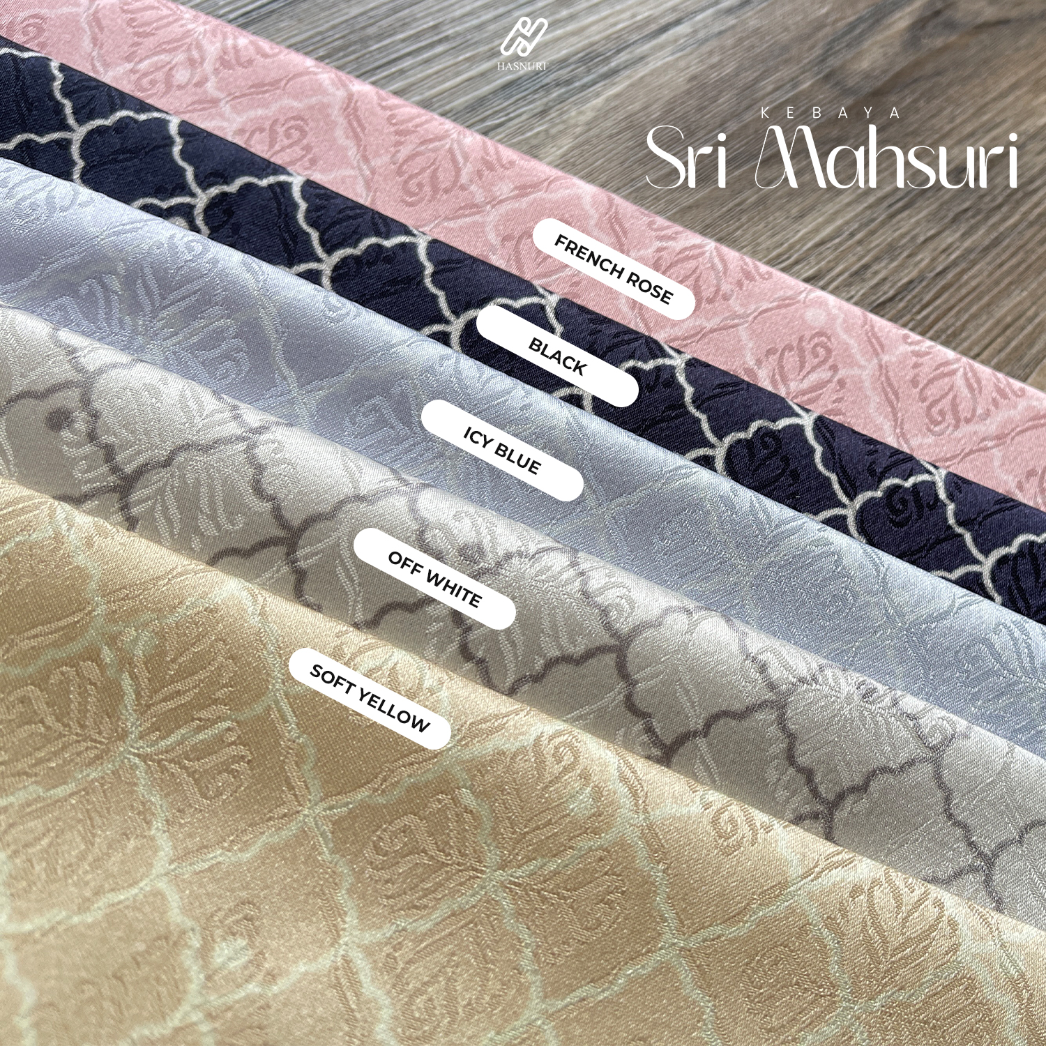 Kebaya Sri Mahsuri Kids - Soft Yellow