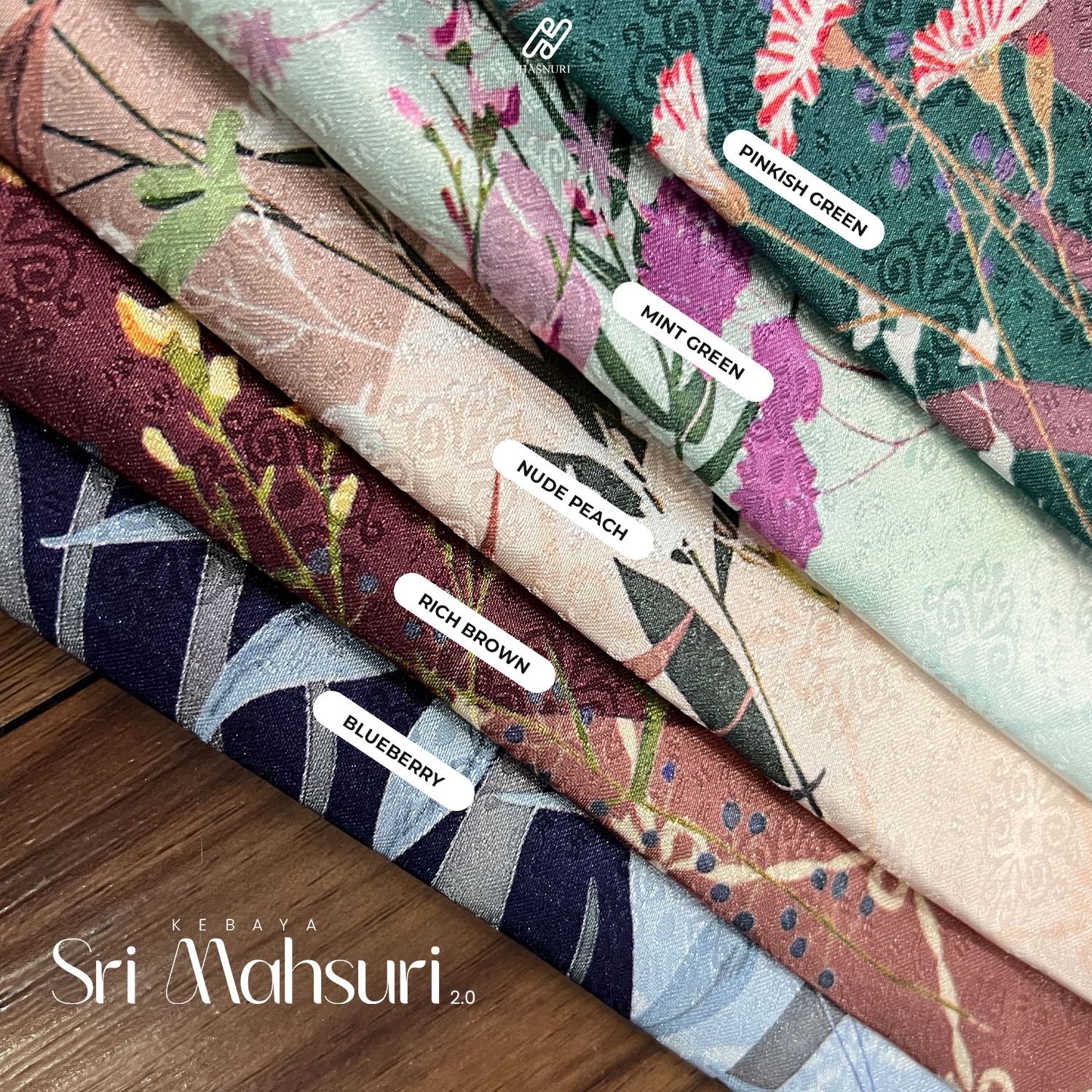 Kebaya Sri Mahsuri 2.0 - Pinkish Green