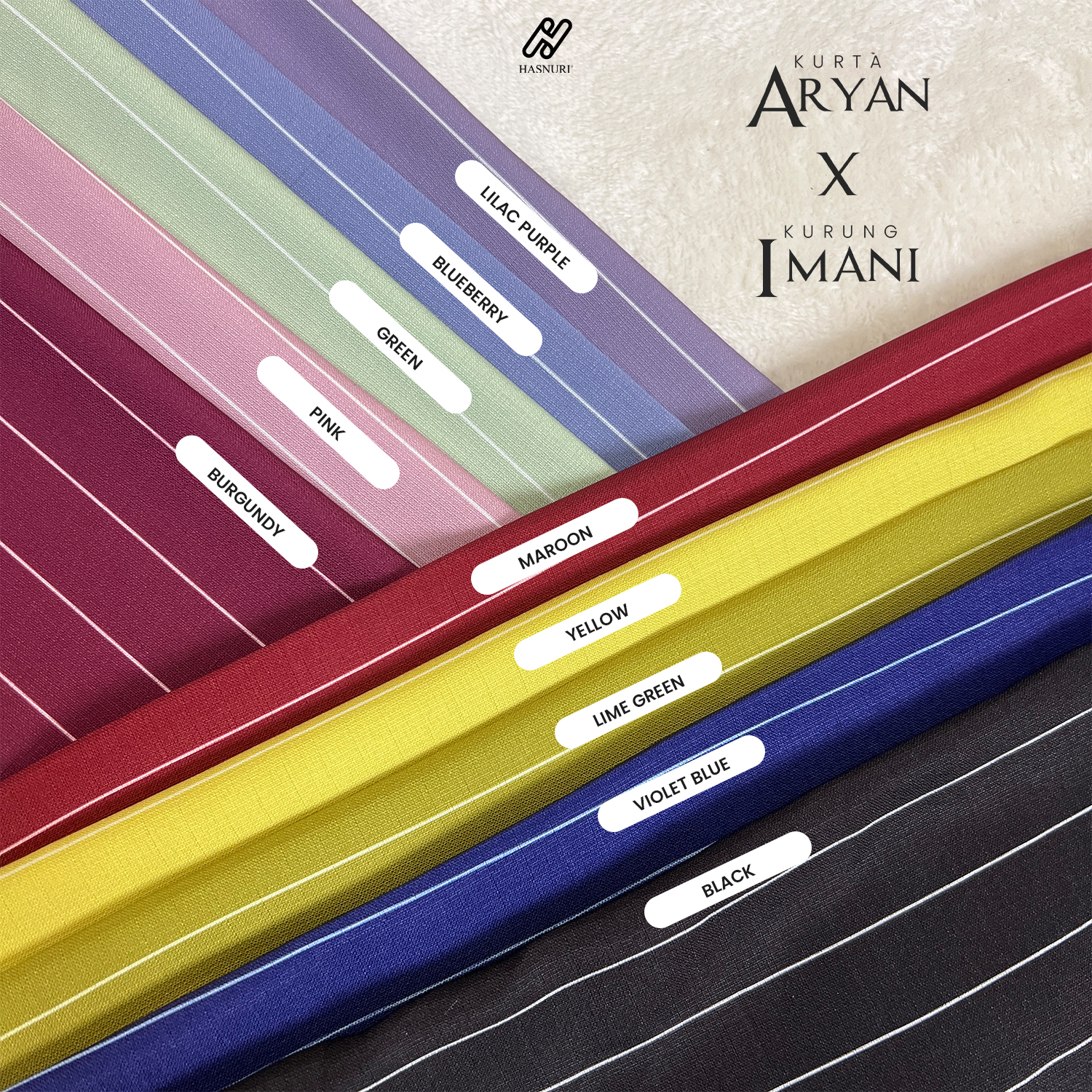 Kurung Imani Kids - Lime Green