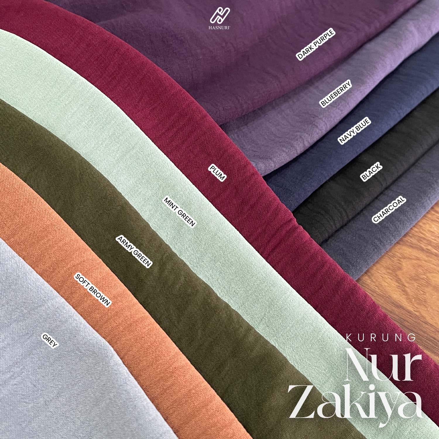 Kurung Nur Zakiya - Soft Brown