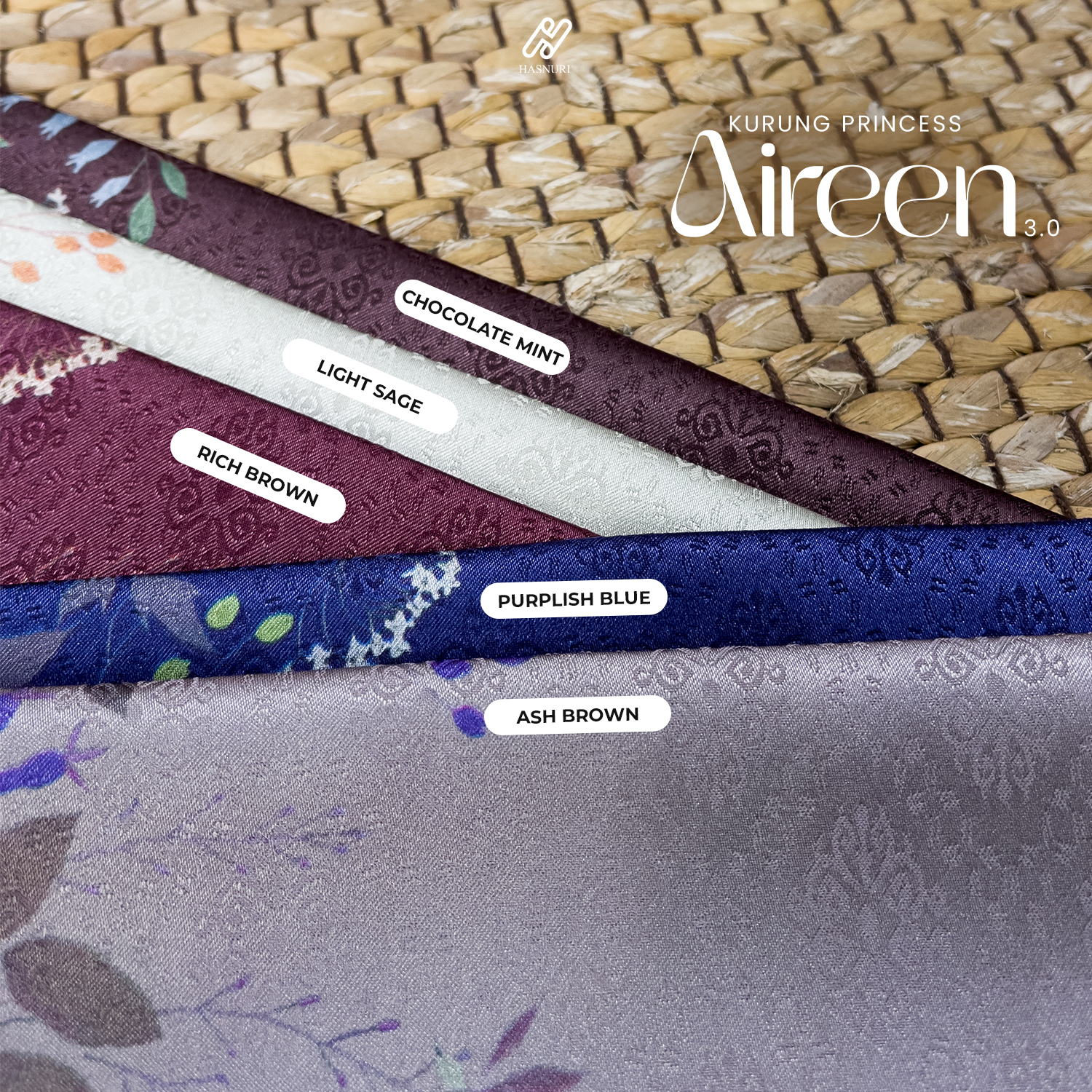 Kurung Princess Aireen 3.0 - Rich Brown