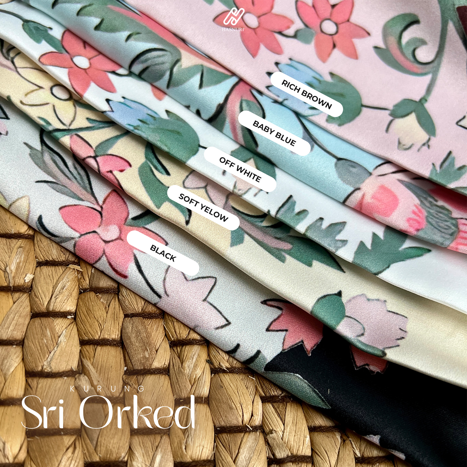 Kurung Sri Orked Kids - Baby Blue