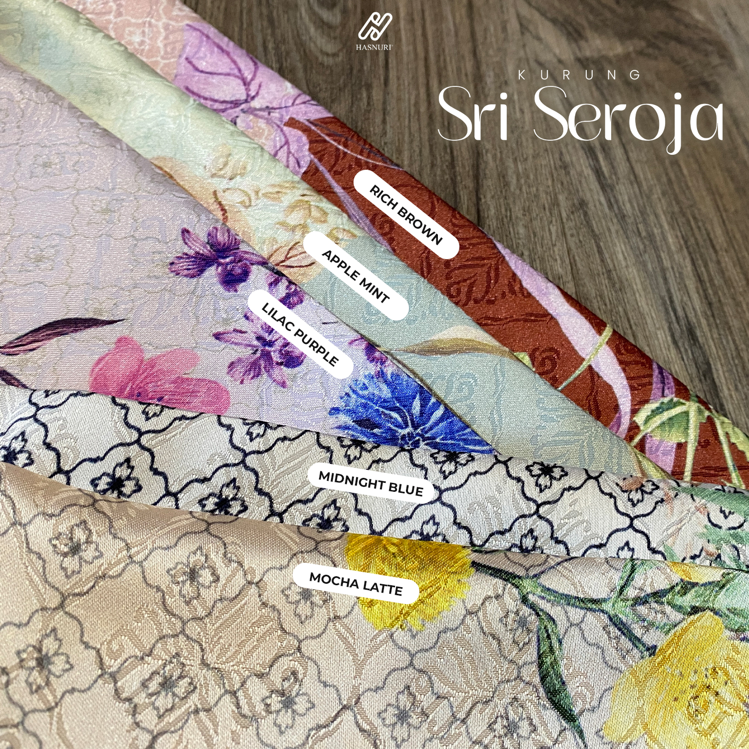 Kurung Sri Seroja - Apple Mint