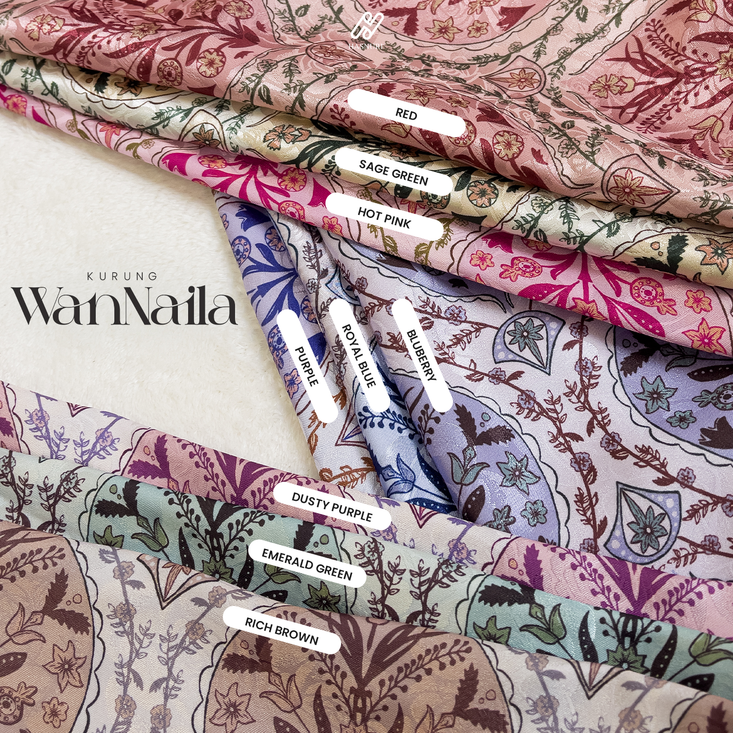 Kurung Wan Naila - Purple