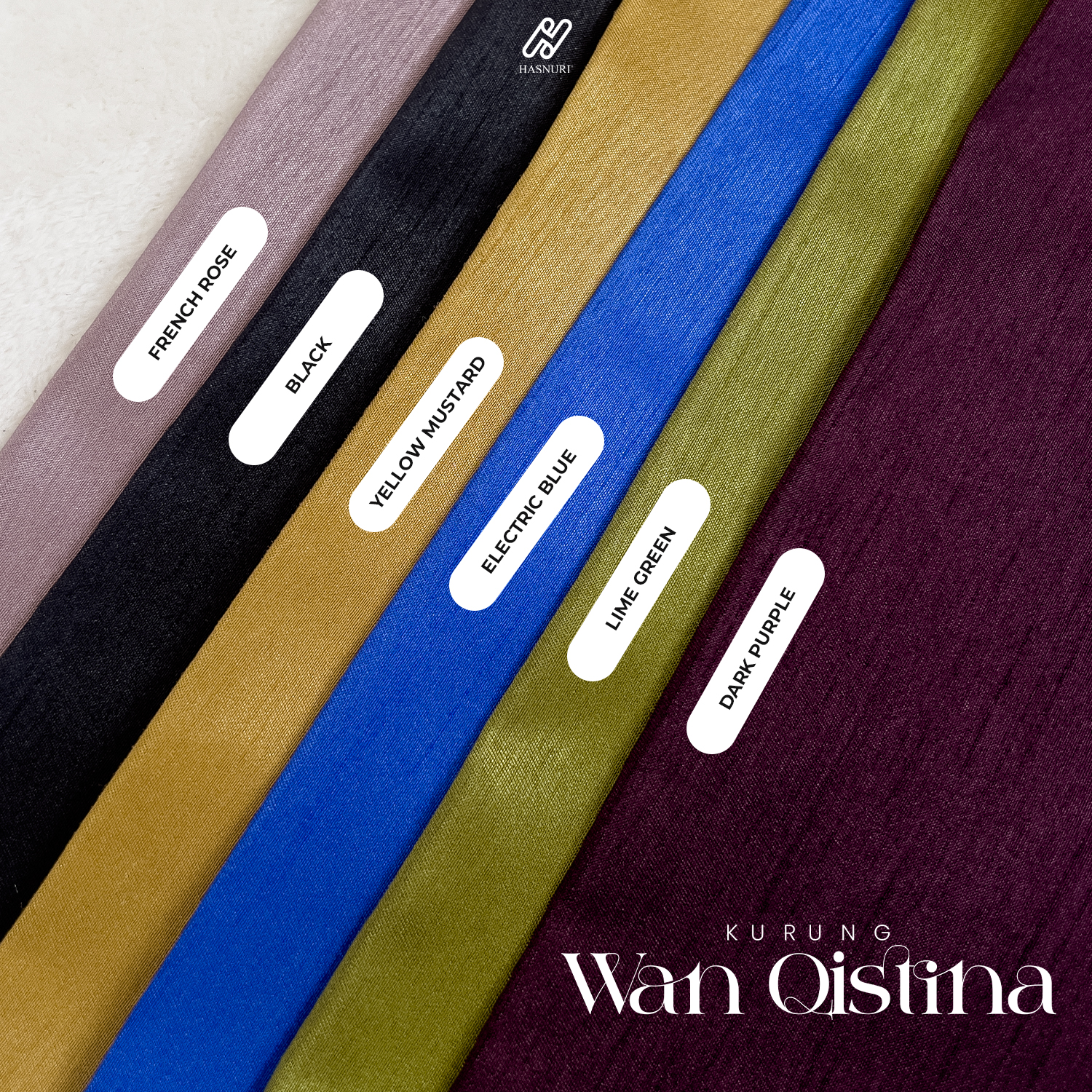 Kurung Wan Qistina - Electric Blue
