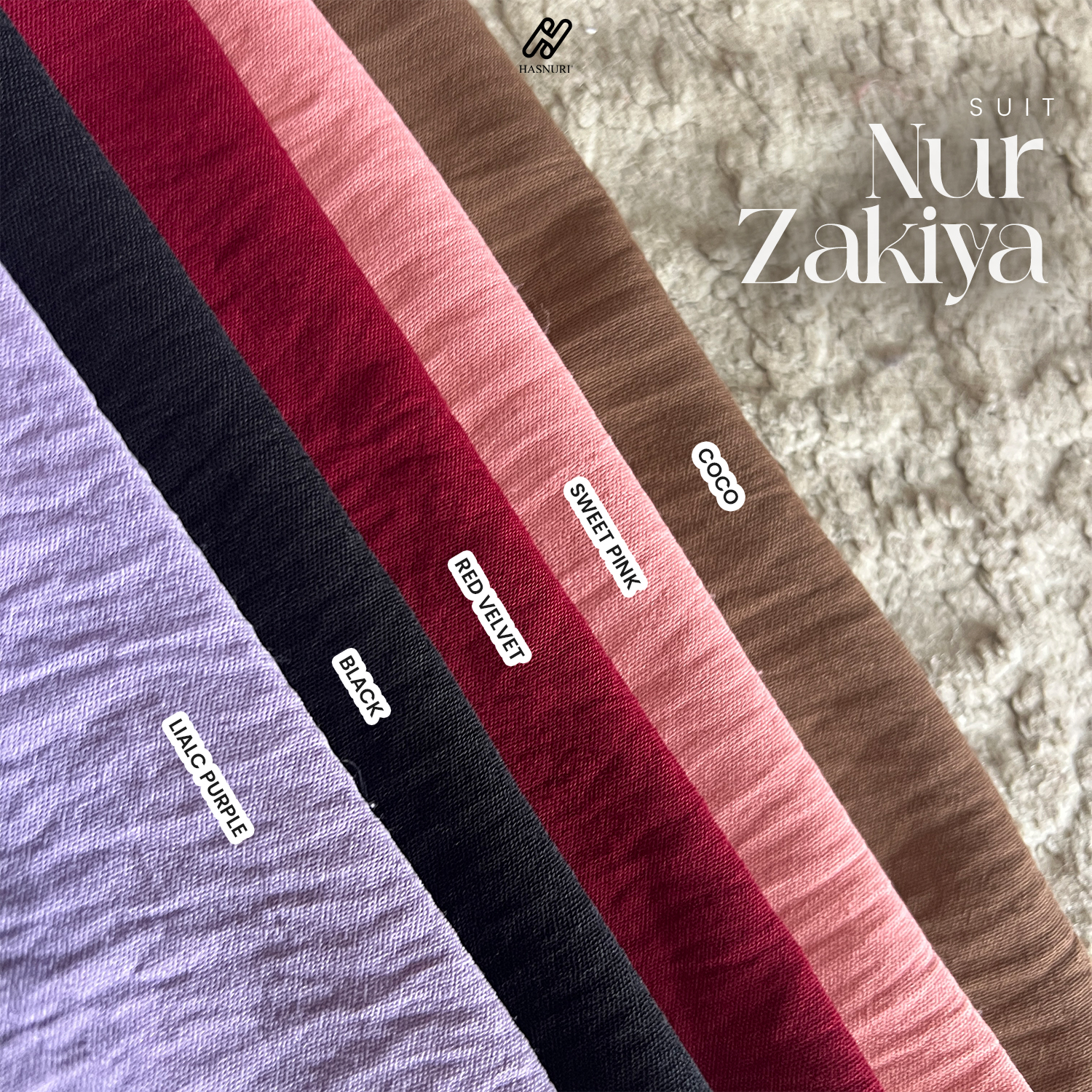 Suit Nur Zakiya - Sweet Pink