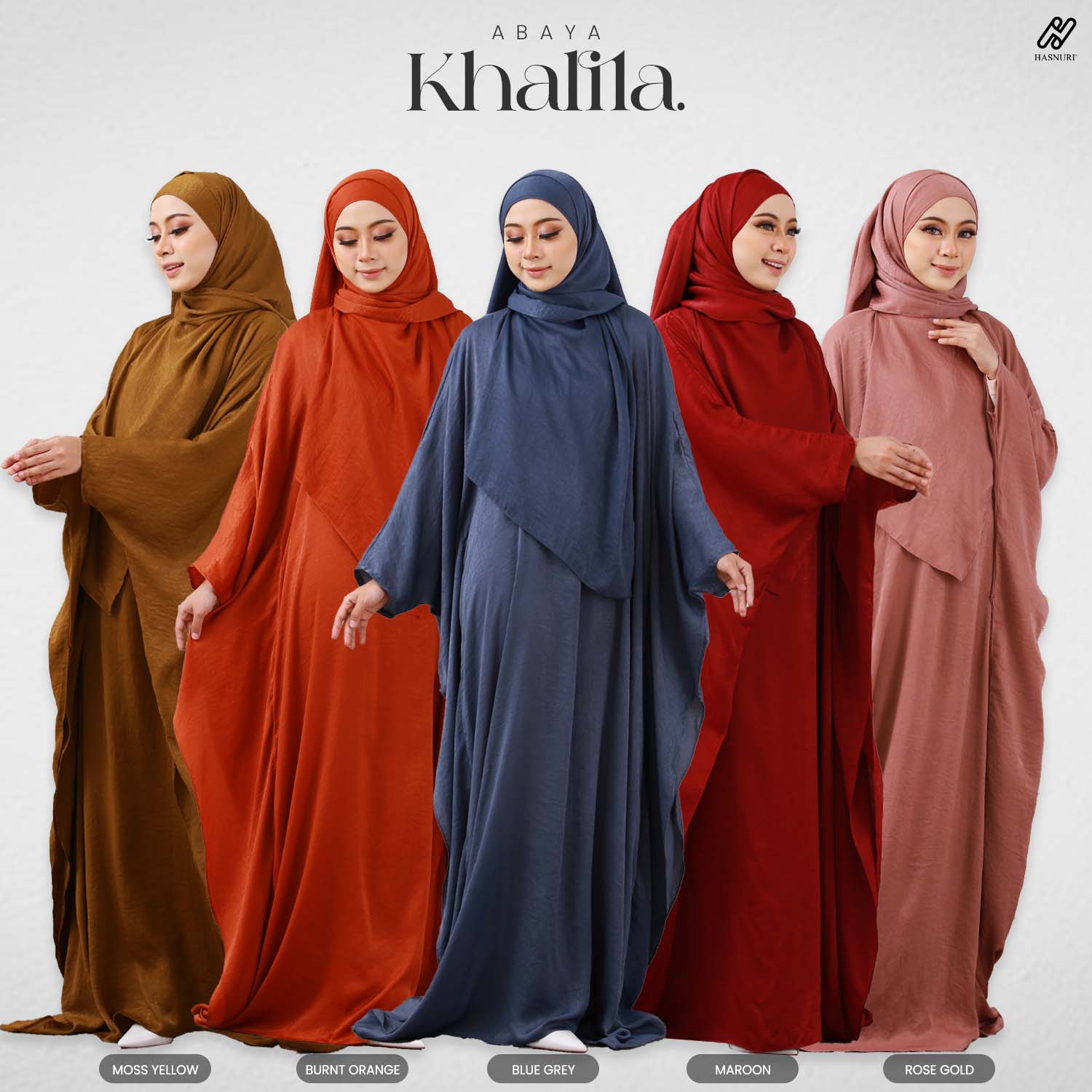 Abaya Khalila - Burnt Orange