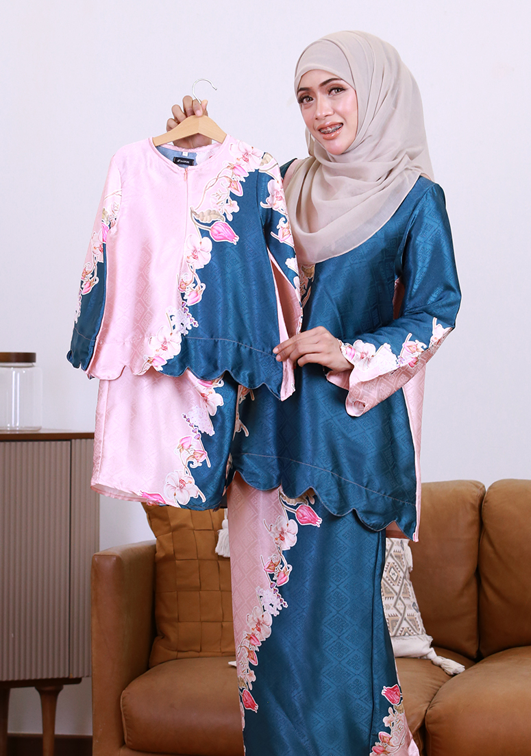 Kurung Sri Lily Kids - Teal&w=300&zc=1