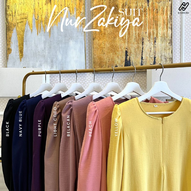 Suit Nur Zakiya - Peach