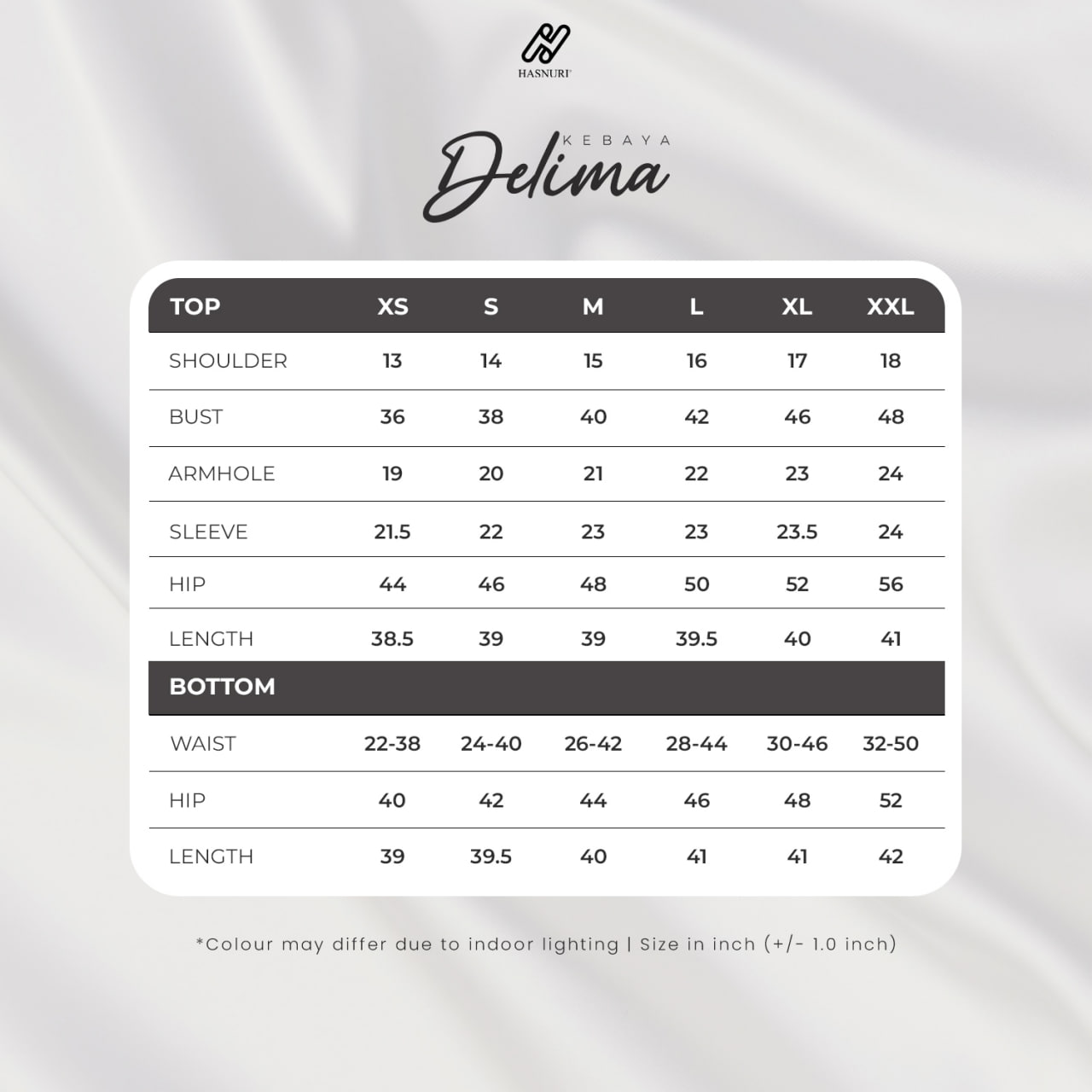 Kebaya Delima - Army Green