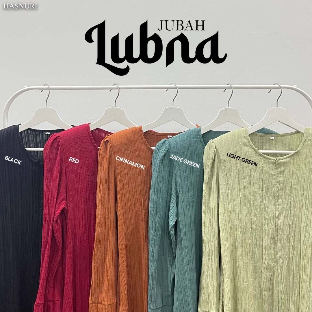 Jubah Lubna - Jade Green