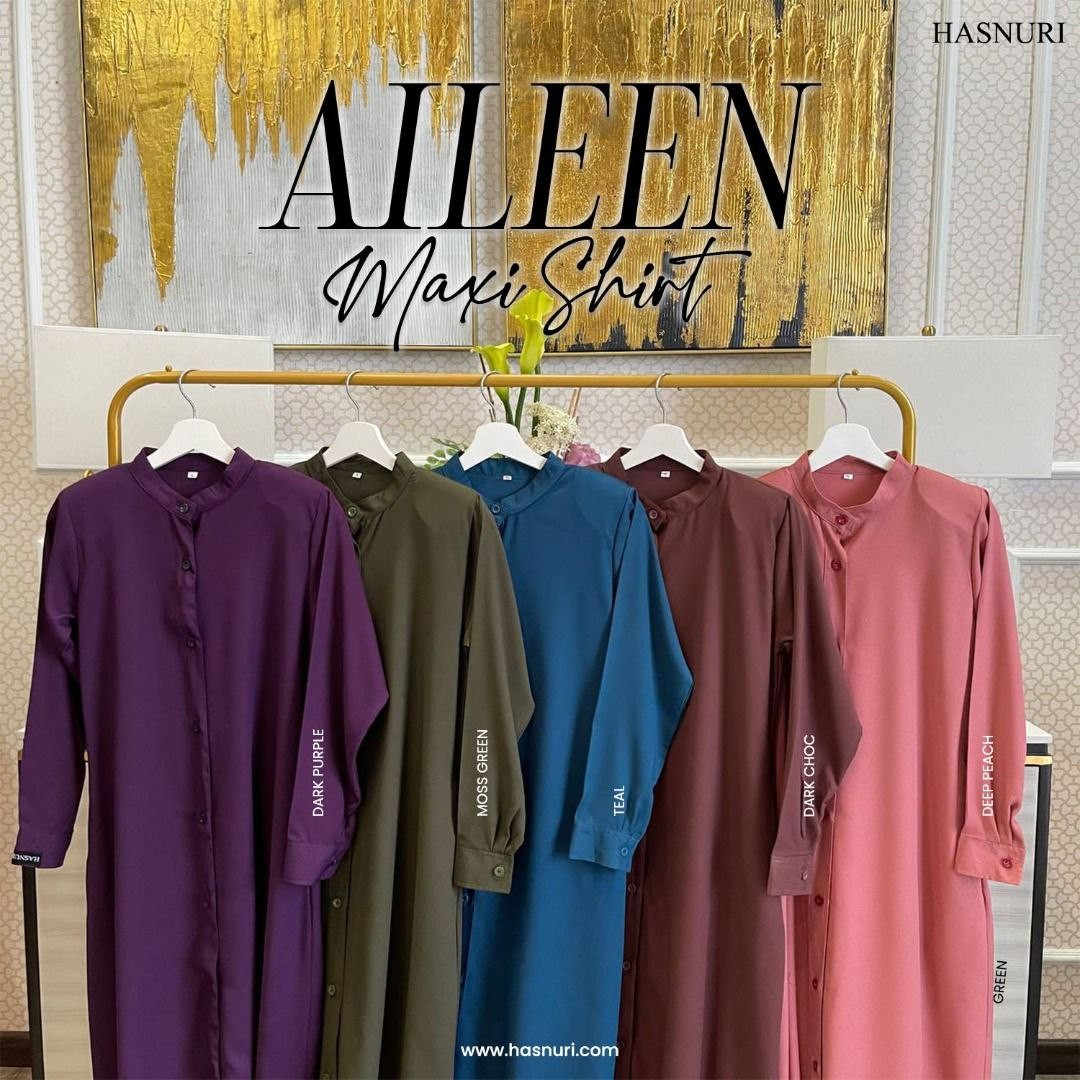 Aileen Maxi Shirt - Dark Choc