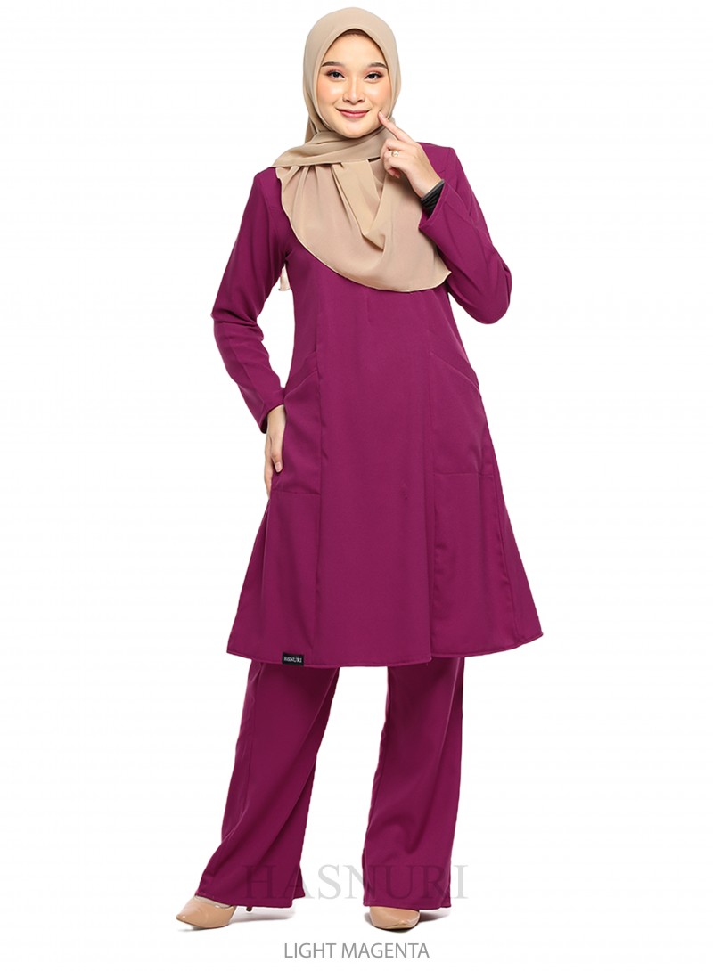 Suit Aqish - Light Magenta