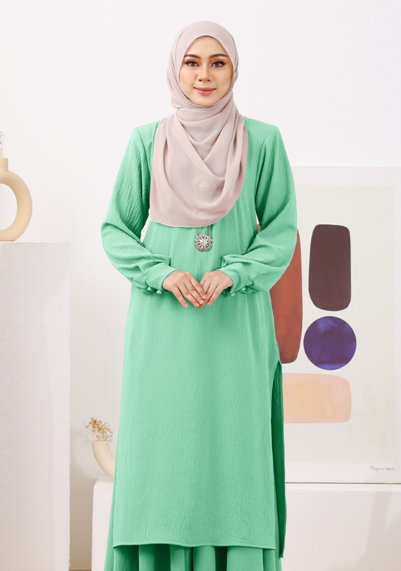 Kurung Princess Helena - Aqua Mint