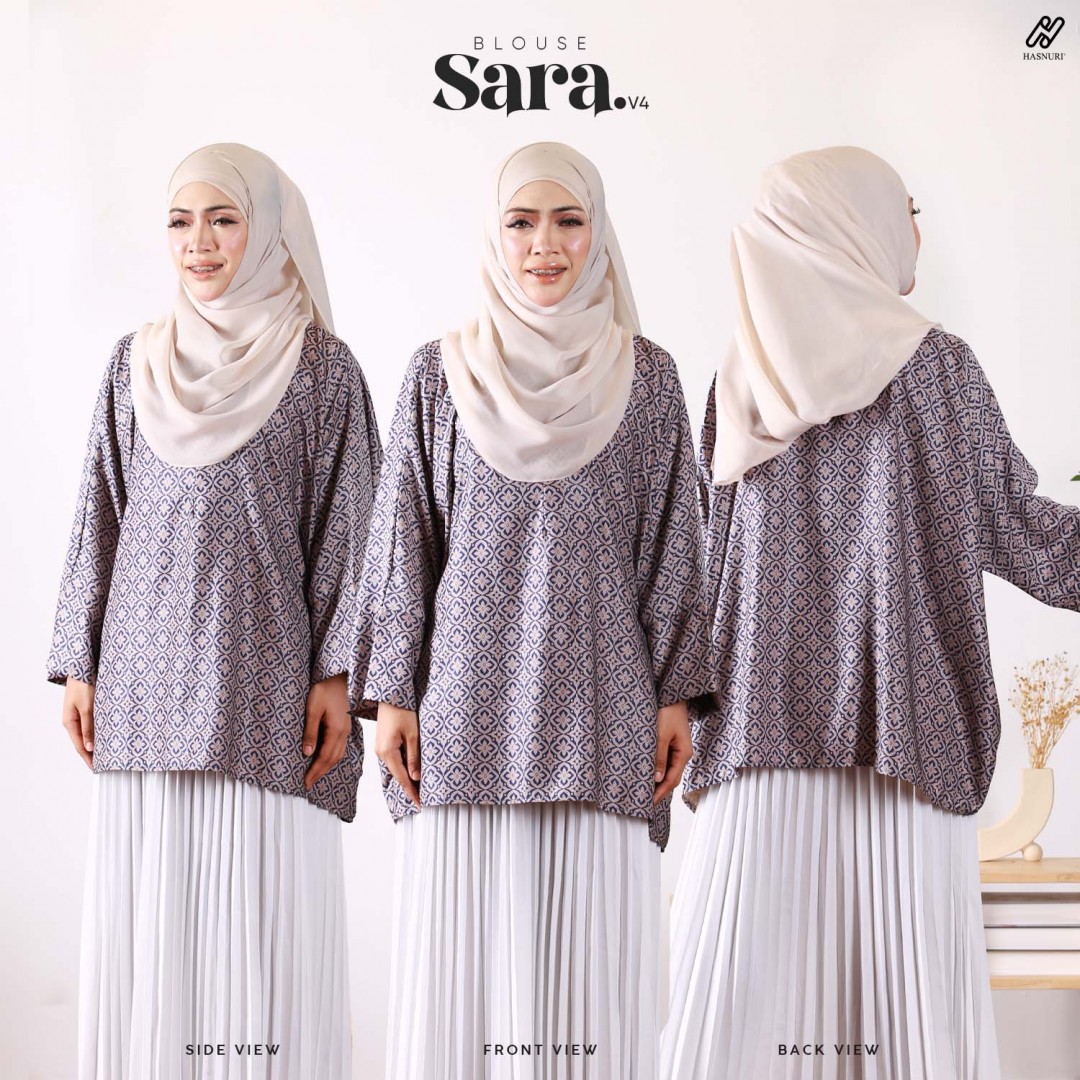 Blouse Sara V4 - Maroon