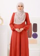 Suit Nur Zakiya - Brick Orange