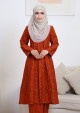 Kebaya Sri Embun - Brick Orange