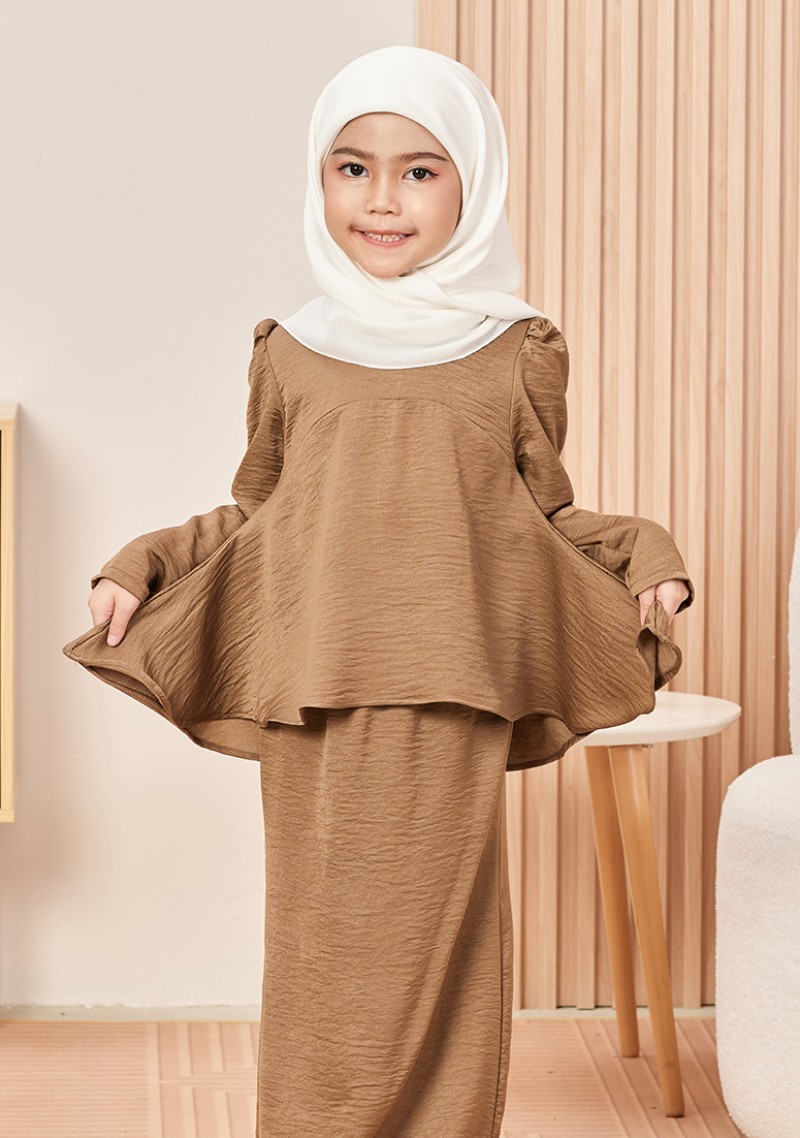 Kurung Puteri Daniya Kids - Bronze