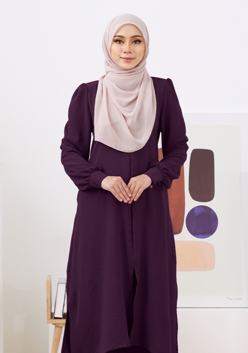 PO Suit Nur Zakiya - Dark Purple