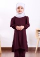 Suit Nur Zakiya Kids - Dark Purple