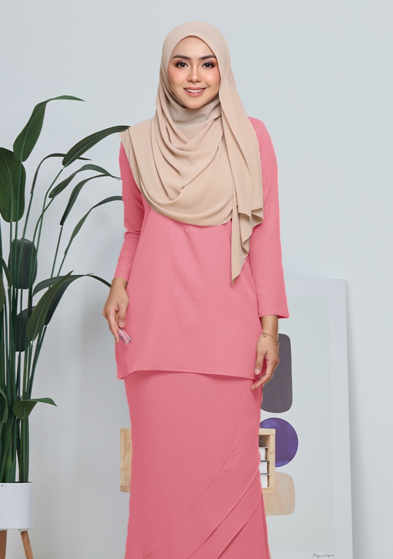 Kurung Naura - Dusty Pink