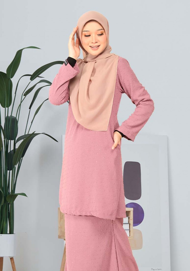 Kurung Misha - Dusty Purple