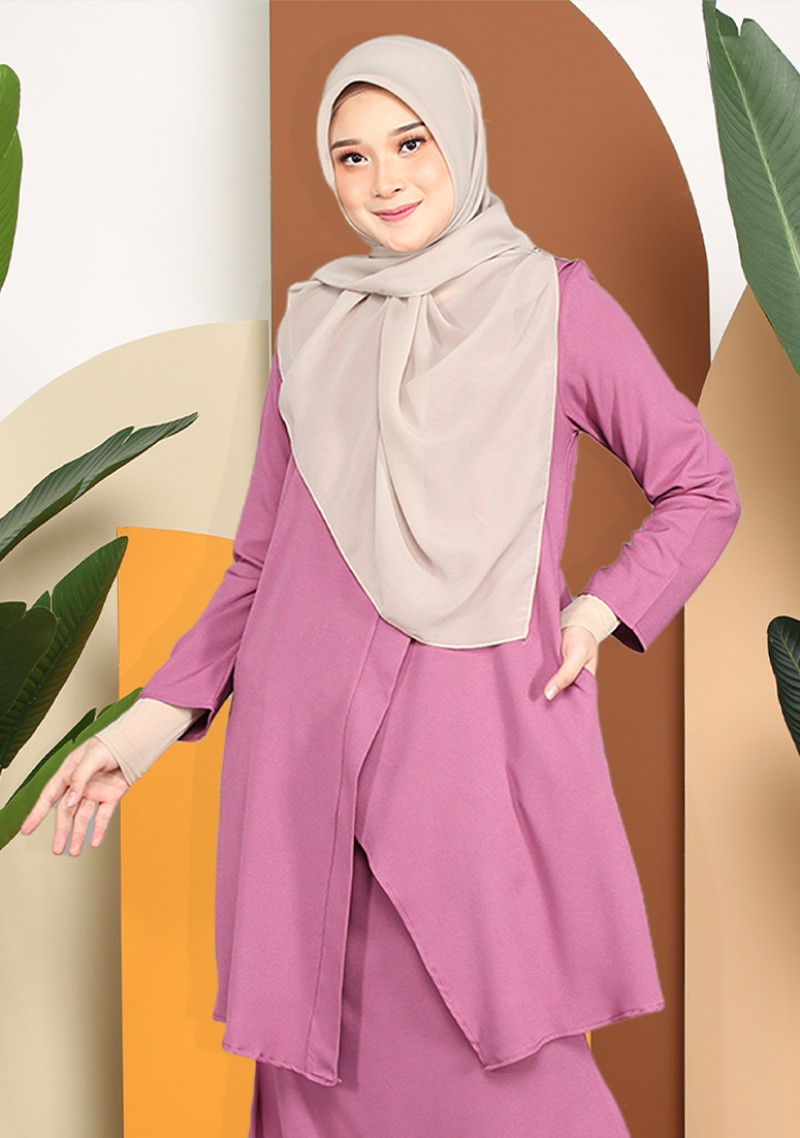 Kurung Nadya - Dusty Purple