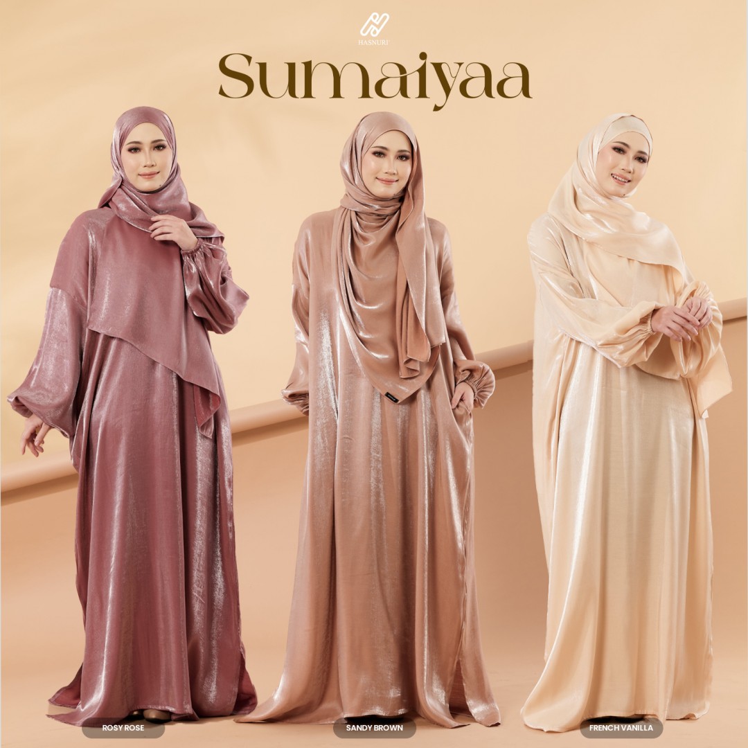 Abaya Sumaiyaa - Rosy Rose