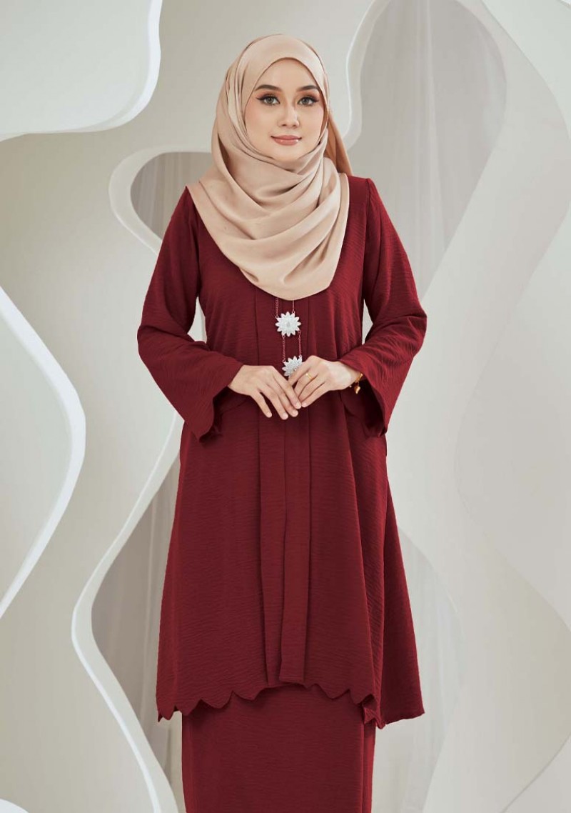 Kebaya Samihah - Plum